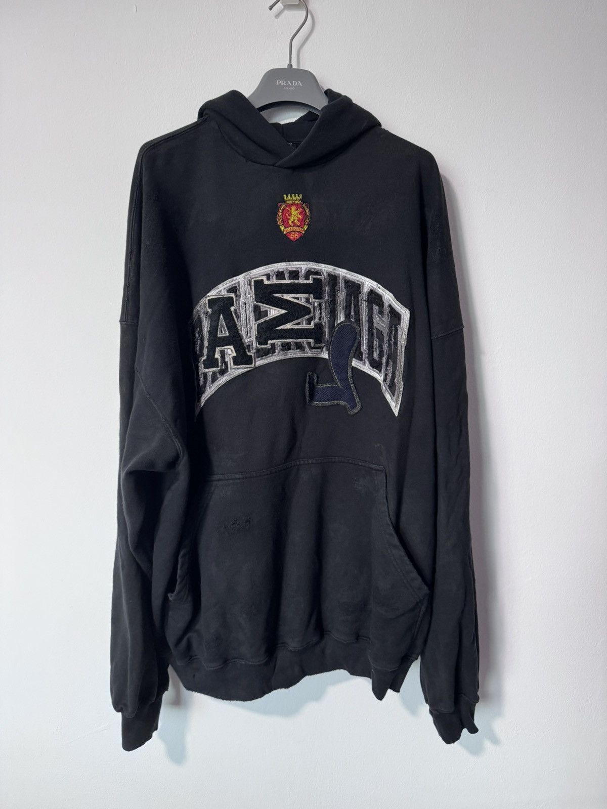 Balenciaga Balenciaga Oversized Skater Hoodie Size US L / EU 52-54 / 3 - 1 Thumbnail