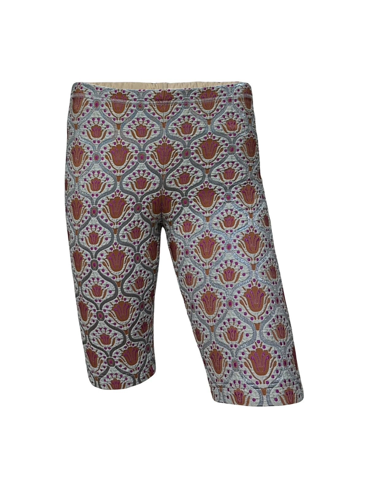 Louis Vuitton LOUIS VUITTON S/S 2010 Floral Print Stretch Short Pants Size 26" / US 2 / IT 38 - 1 Thumbnail