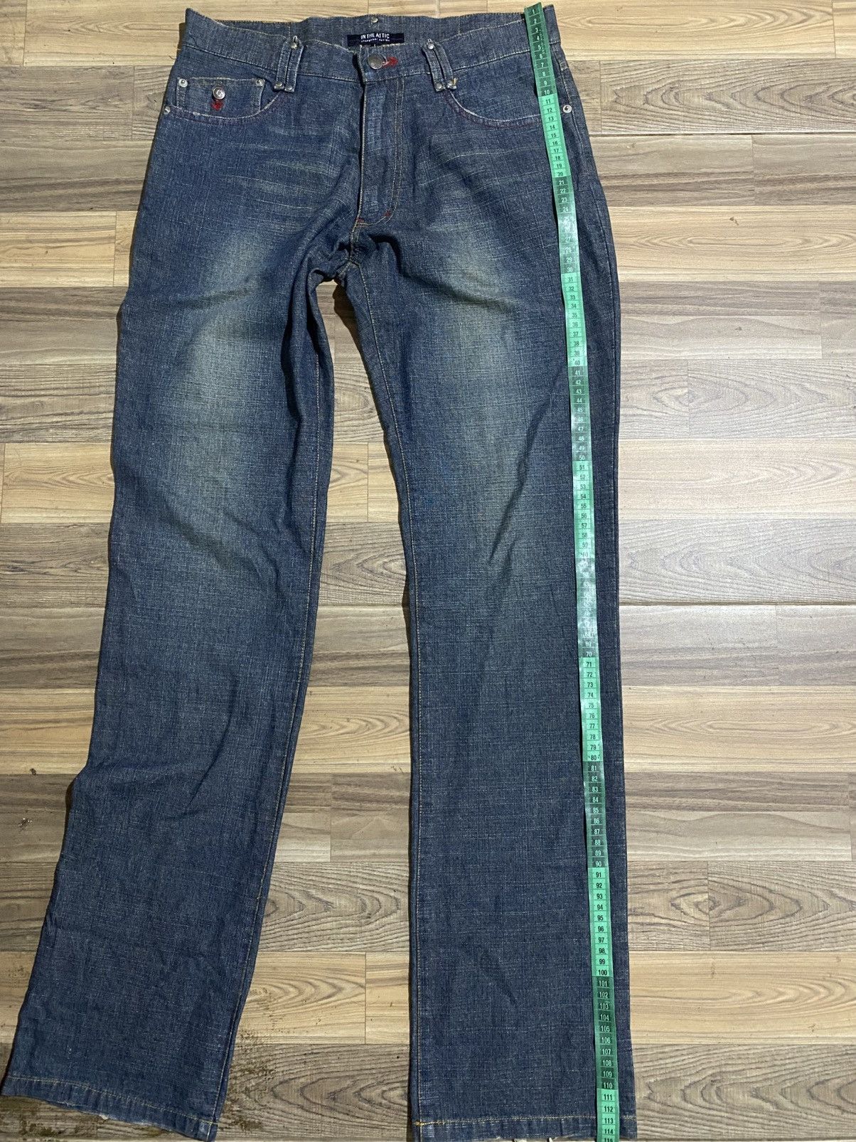 Japanese Brand × Vintage VINTAGE IN THE ATTIC DOUBLE ZIPPER POCKET JEANS Size US 30 / EU 46 - 15 Thumbnail