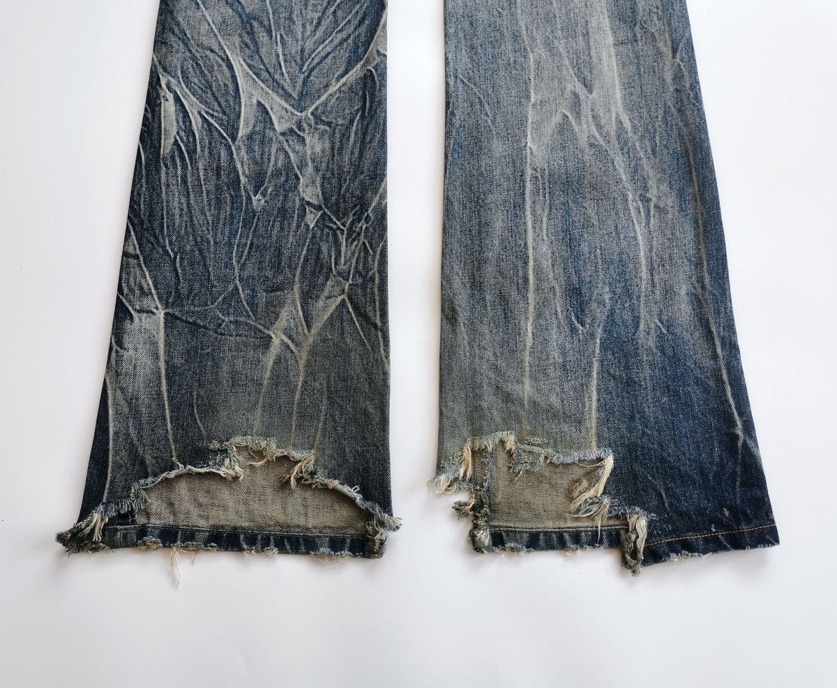 JACKROSE Bootcut Flare Mudmax Jackrose Thrashed Jeans ERD Grunge Size US 30 / EU 46 - 11 Thumbnail