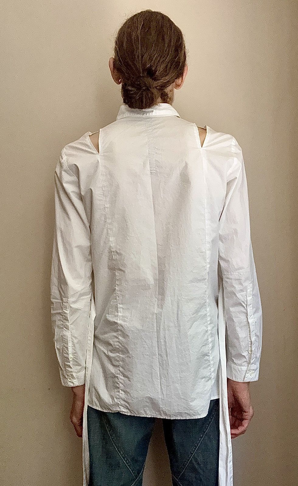 Damir Doma Silent Damir Doma Bondage Strap Cold Shoulder Shirt Size US L / EU 52-54 / 3 - 16 Thumbnail