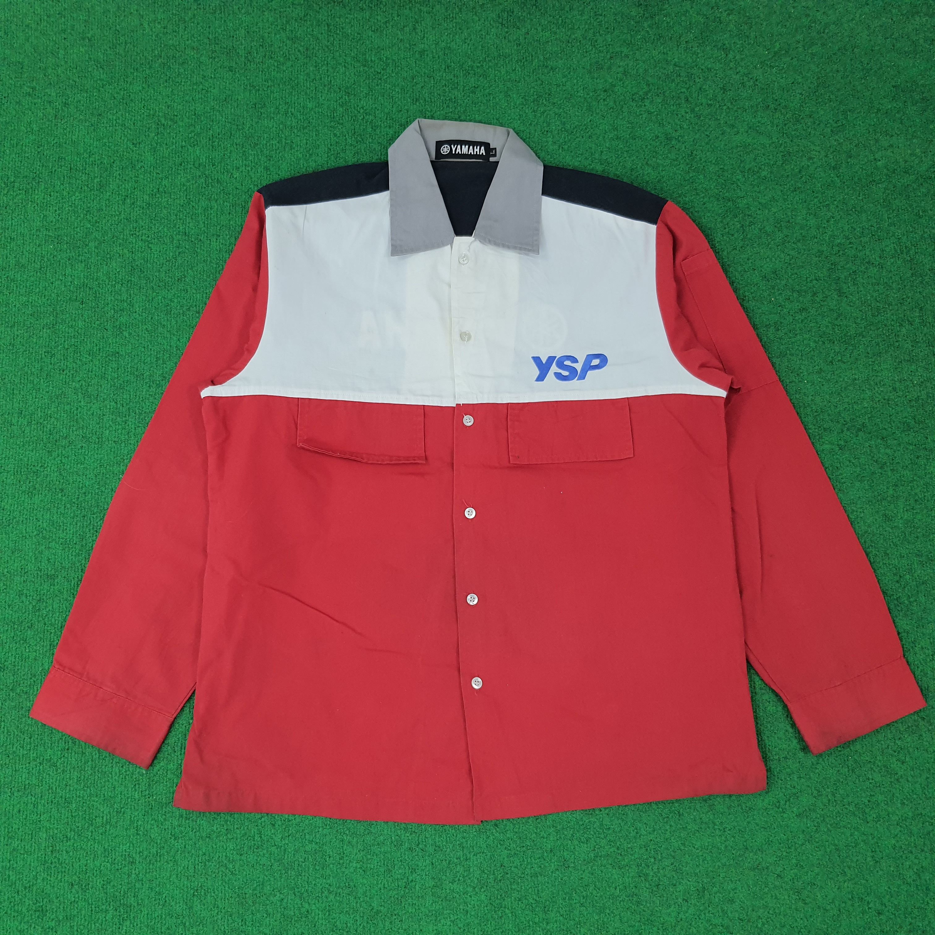 Yamaha Vintage YAMAHA Sports Motorcycle Button Up Shirt C259N72 Size US M / EU 48-50 / 2 - 3 Thumbnail