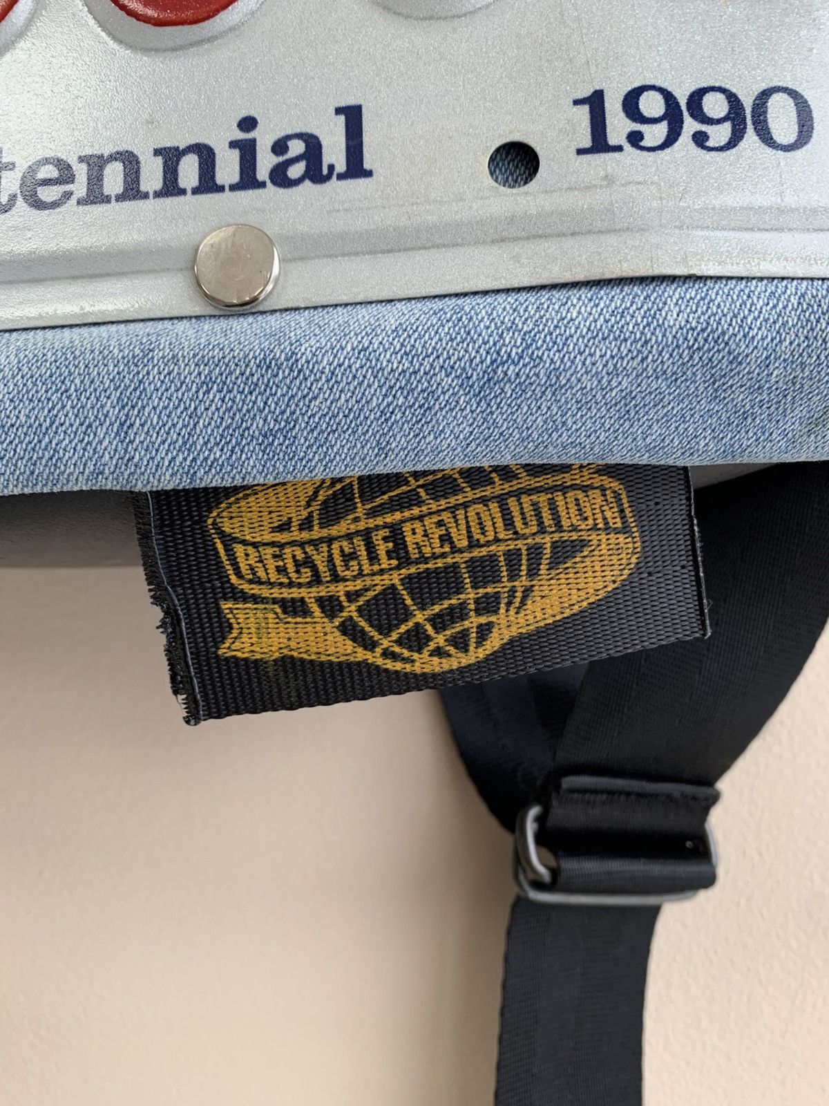 Wrangler Vintage Wrangler Backpack License Plate Recycle Revolution Size ONE SIZE - 4 Thumbnail
