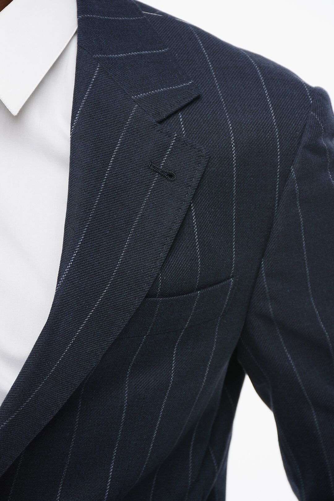 Brunello Cucinelli og1mm0725 3-Pocketed Cotton Blend Suit in Blue Size US M / EU 48-50 / 2 - 3 Thumbnail