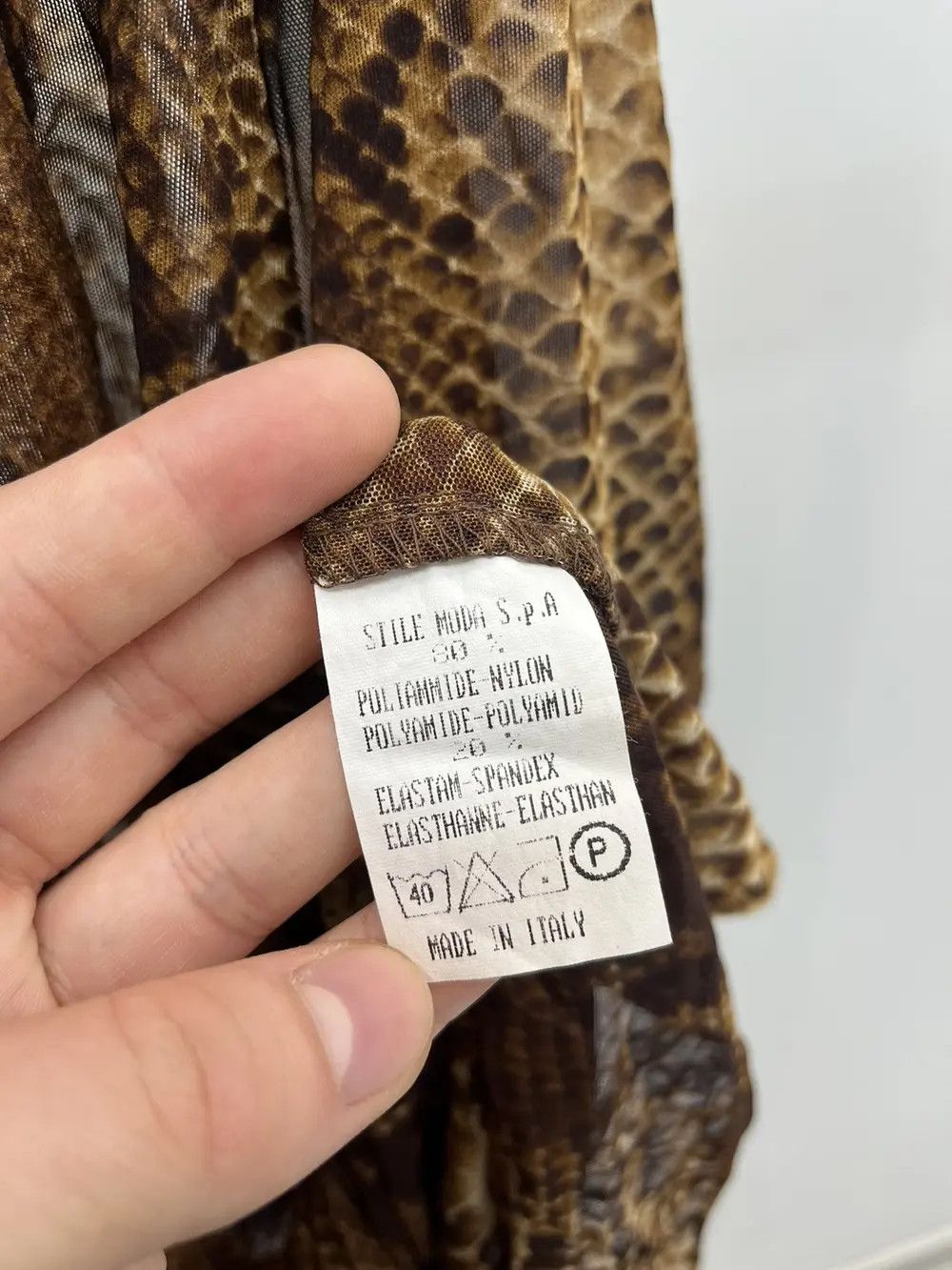 Jean Paul Gaultier Archive Jean Paul Gaultier Snake Print Shirt Size US M / EU 48-50 / 2 - 4 Thumbnail