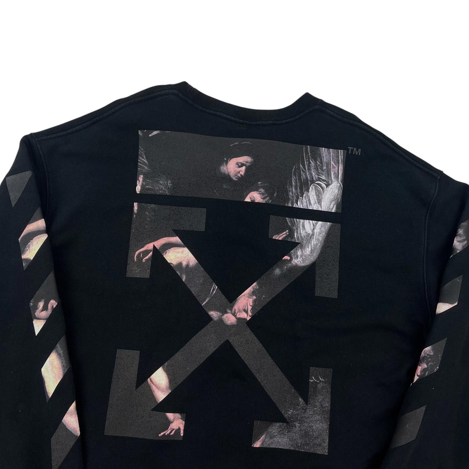Off-White Off-White Caravaggio Arrows Black Sweatshirt Size US L / EU 52-54 / 3 - 1 Thumbnail