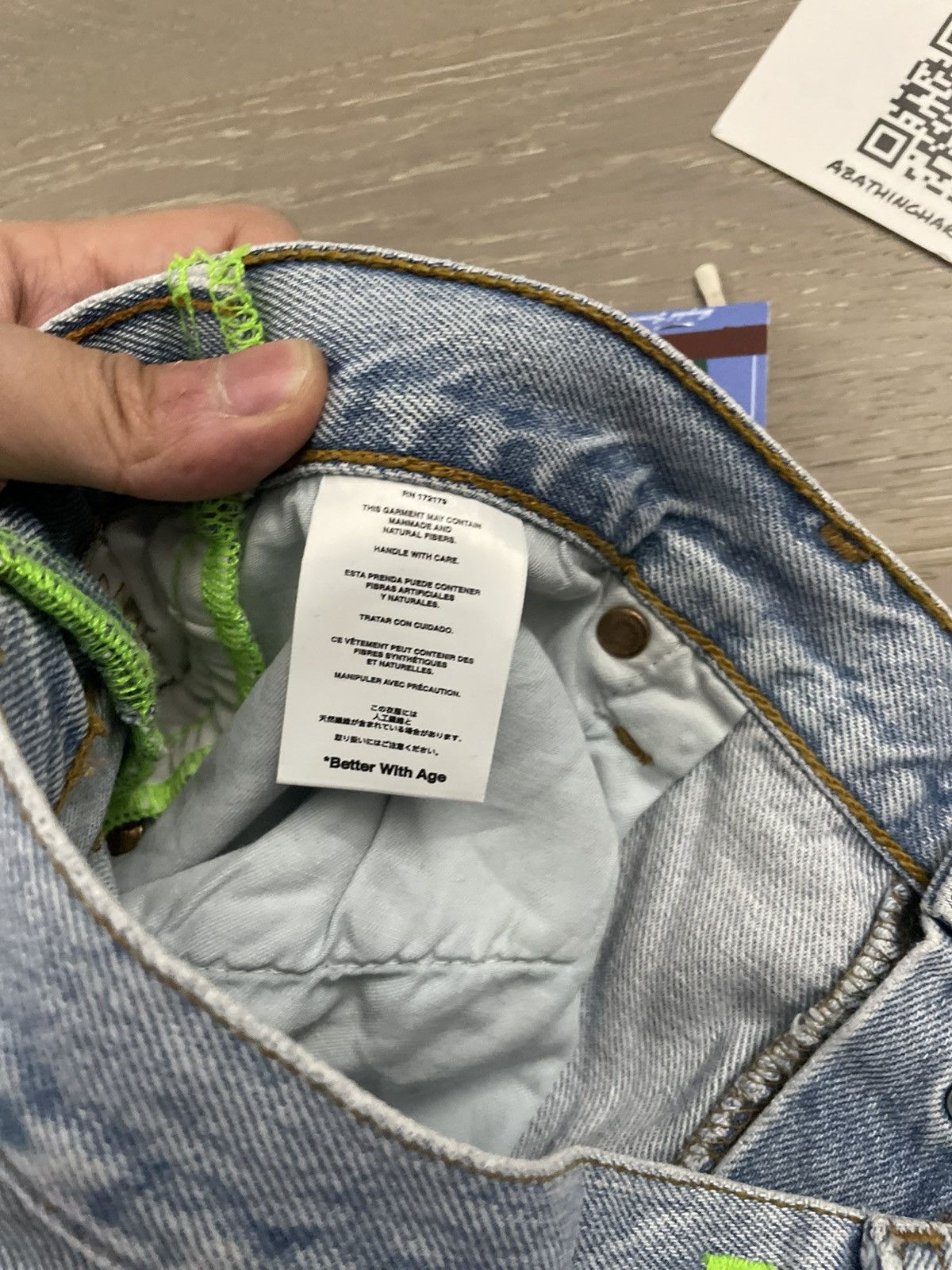 Better With Age Better With Age Monroe Triple-Wide Denim Repair Shorts Size US 38 / EU 54 - 6 Thumbnail