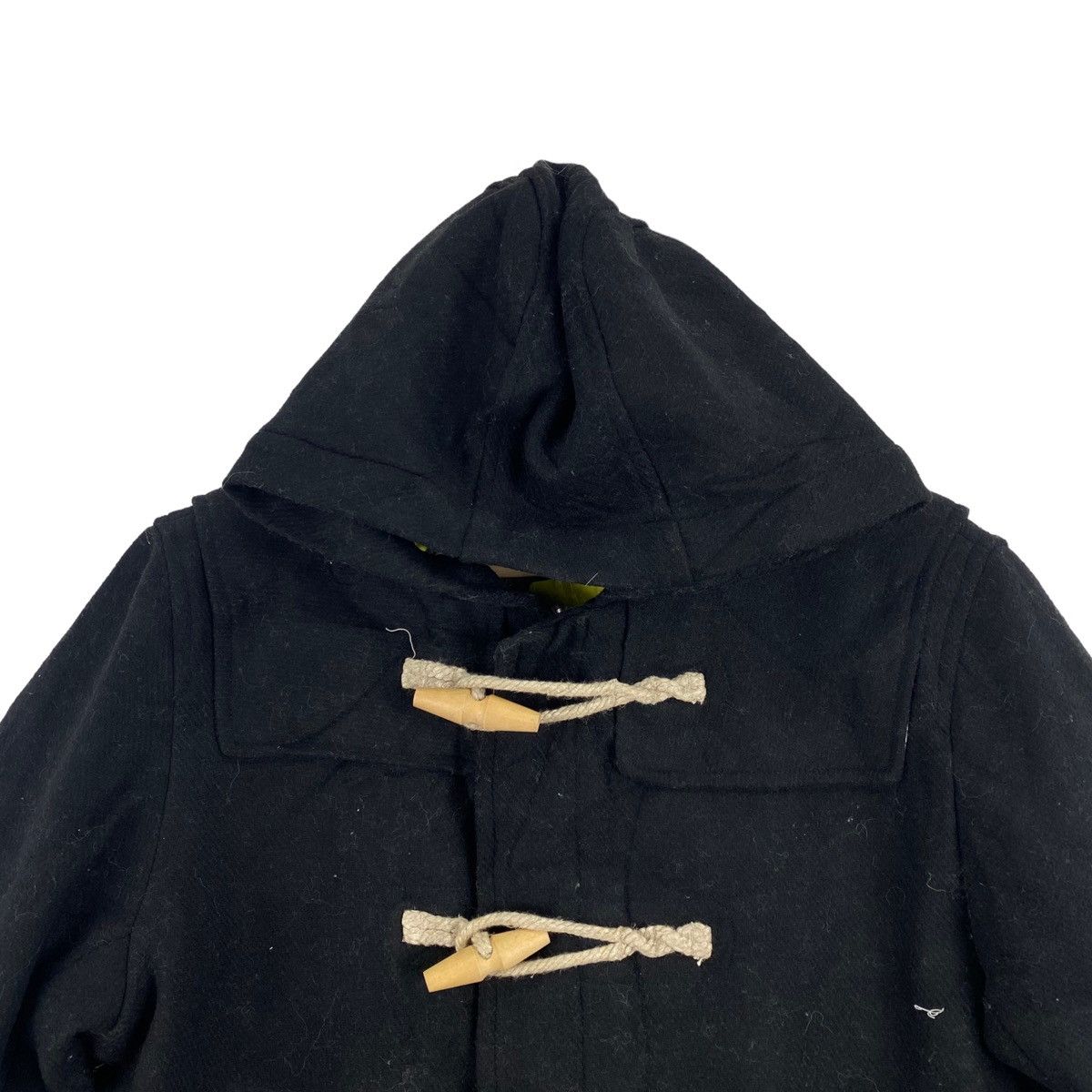 Xlarge XLARGE LOS ANGELES Camouflage Black Hooded Wool Duffle Coat Size US M / EU 48-50 / 2 - 2 Thumbnail