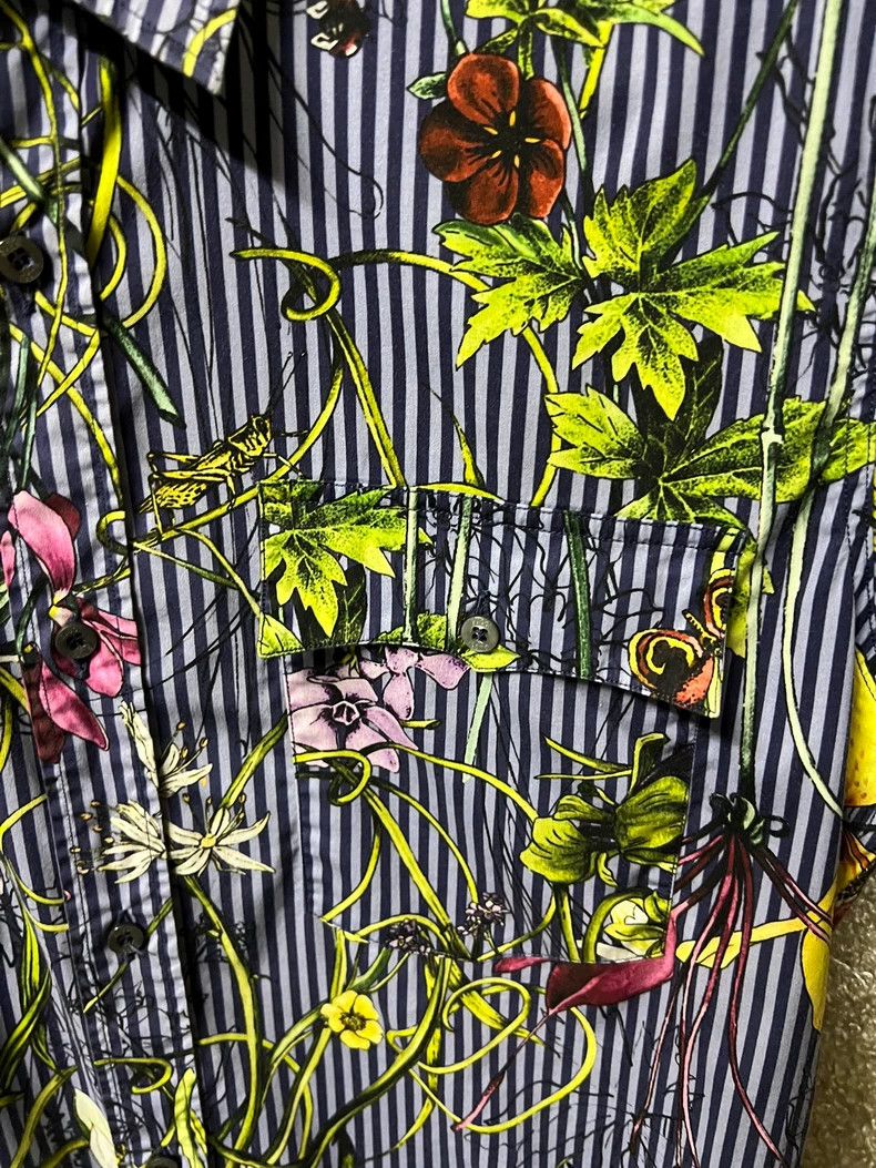 Gucci Gucci Size 38 Casual Hawaiian short-sleeved shirt 2503-Nex Size US XXS / EU 40 - 3 Thumbnail