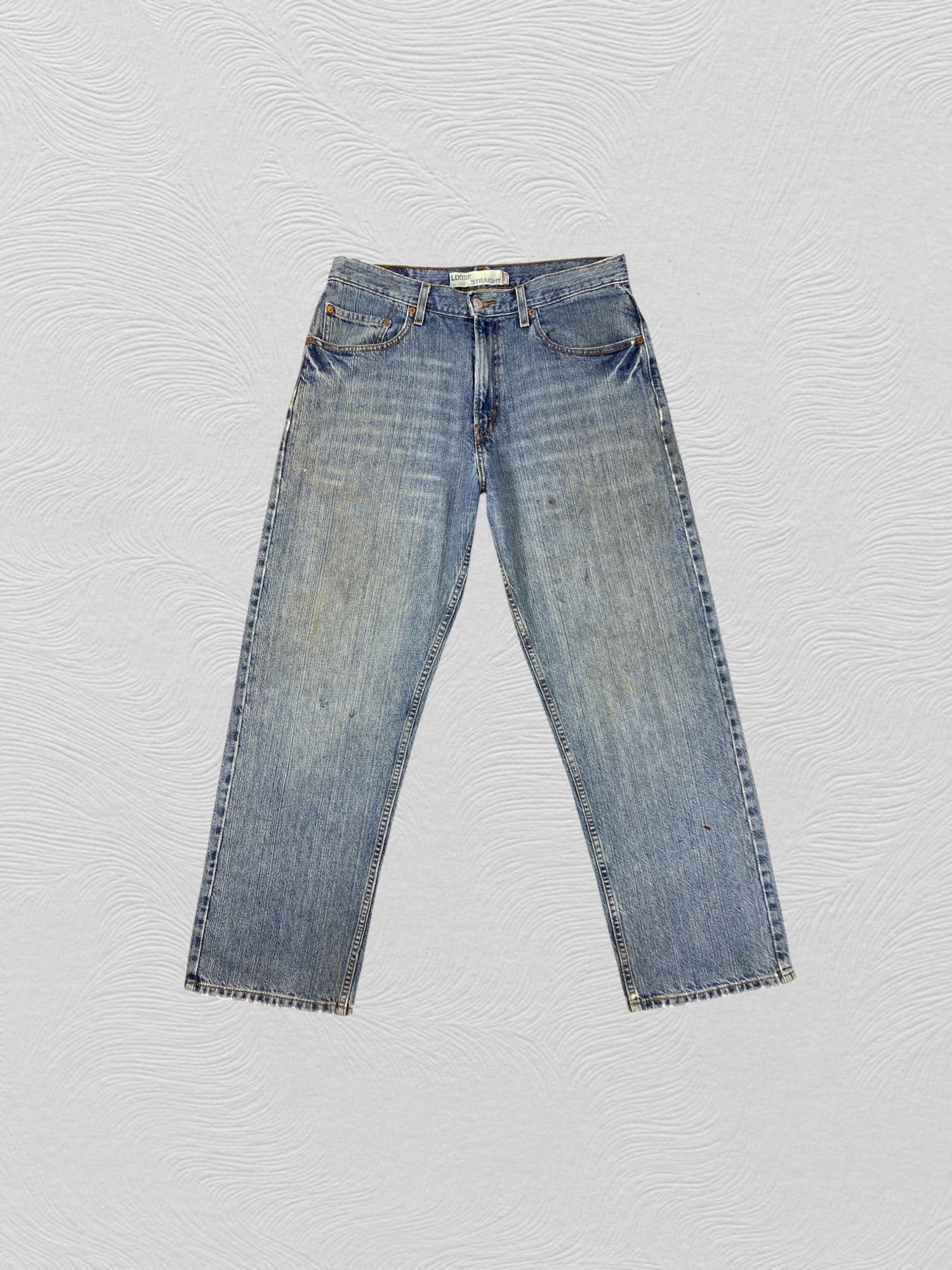 Levi's Indigo Vintage Levi's 569 Loose Straight Denim 34x30.5 JN486 Size US 34 / EU 50 - 1 Thumbnail