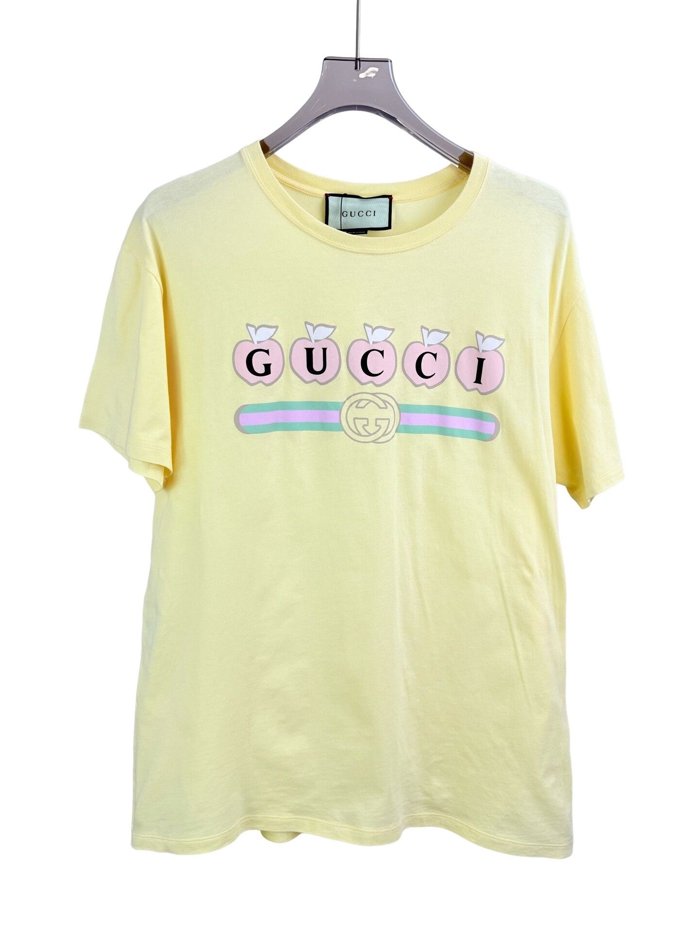Gucci Gucci Apple Print Logo T-Shirt Size M Size US M / EU 48-50 / 2 - 1 Thumbnail