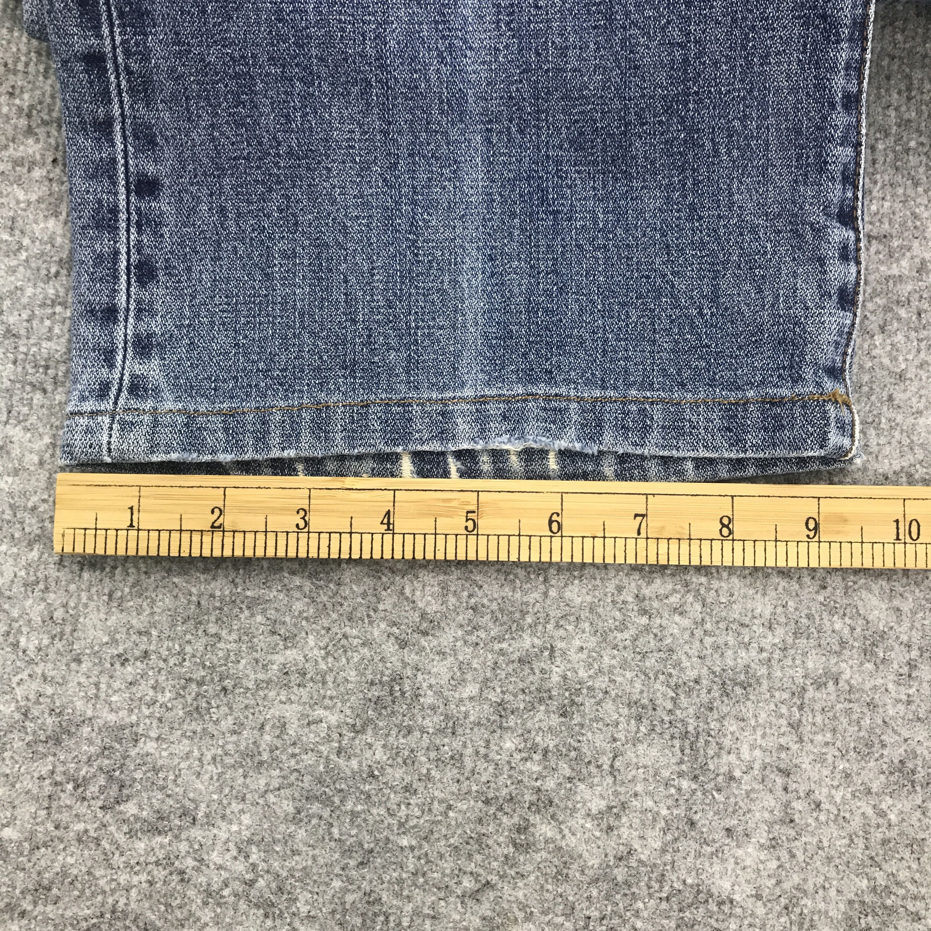 Japanese Brand Flare wrangler Bootcut distressed denim jeans pants Size US 31 - 11 Thumbnail