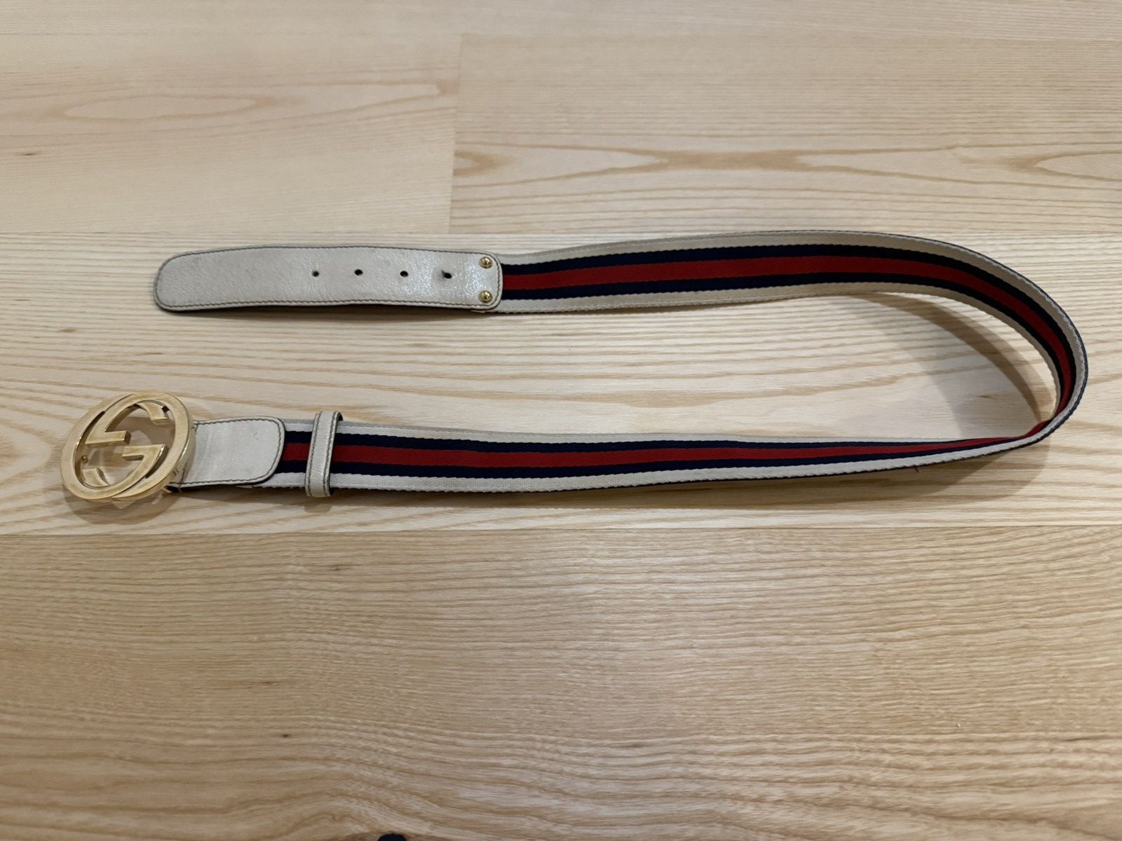 Gucci Vintage Gucci (114876•480199•95•38) belt 38/95 (Super Rare) Size 38 - 1 Thumbnail