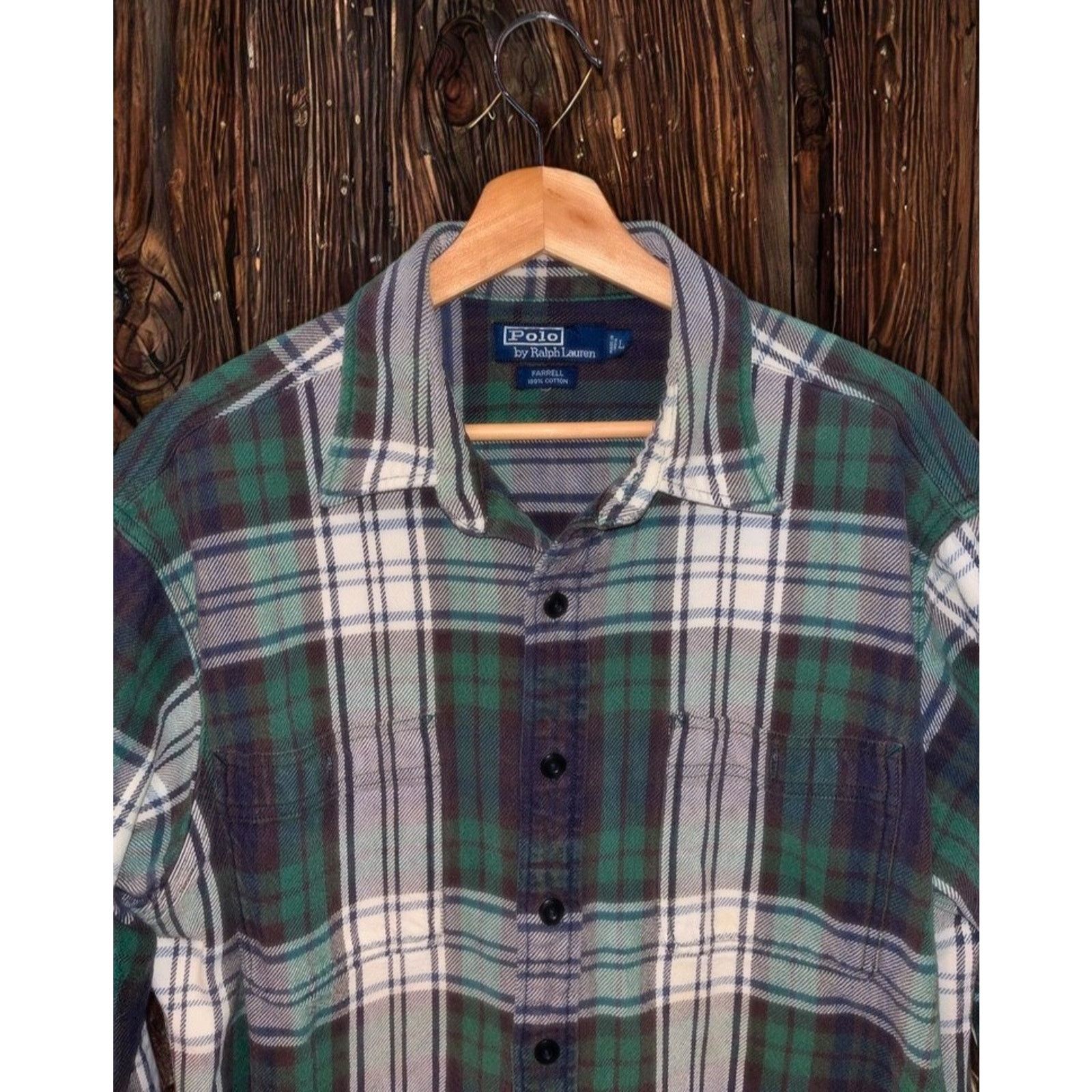Polo Ralph Lauren Polo Ralph Lauren Farrell Heavy Twill Shacket L Tartan Plaid Size US L / EU 52-54 / 3 - 4 Thumbnail