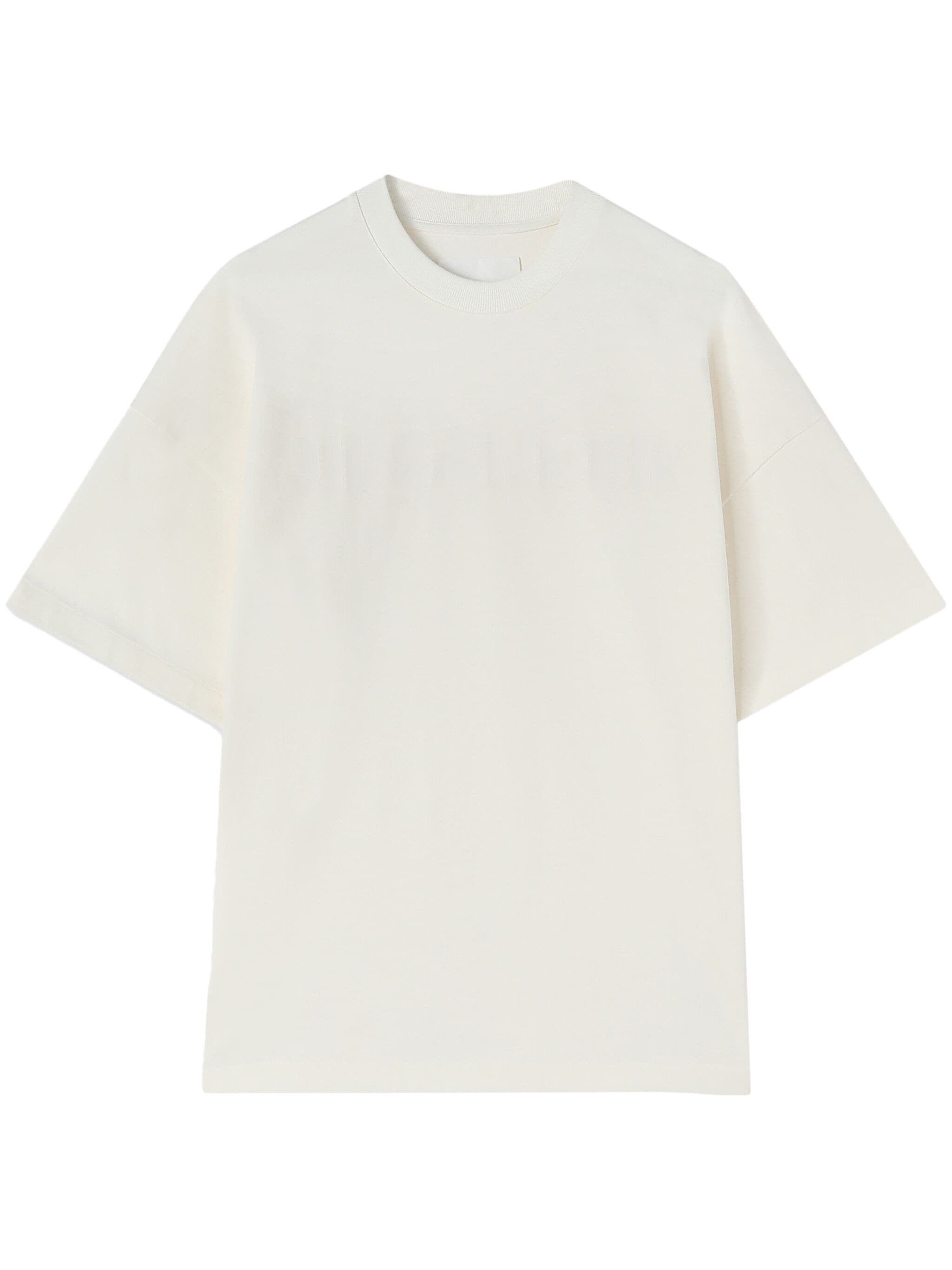 Jil Sander o1s22i1n1024 Logo Print Boxy T-Shirt in White Size US XL / EU 56 / 4 - 1 Thumbnail