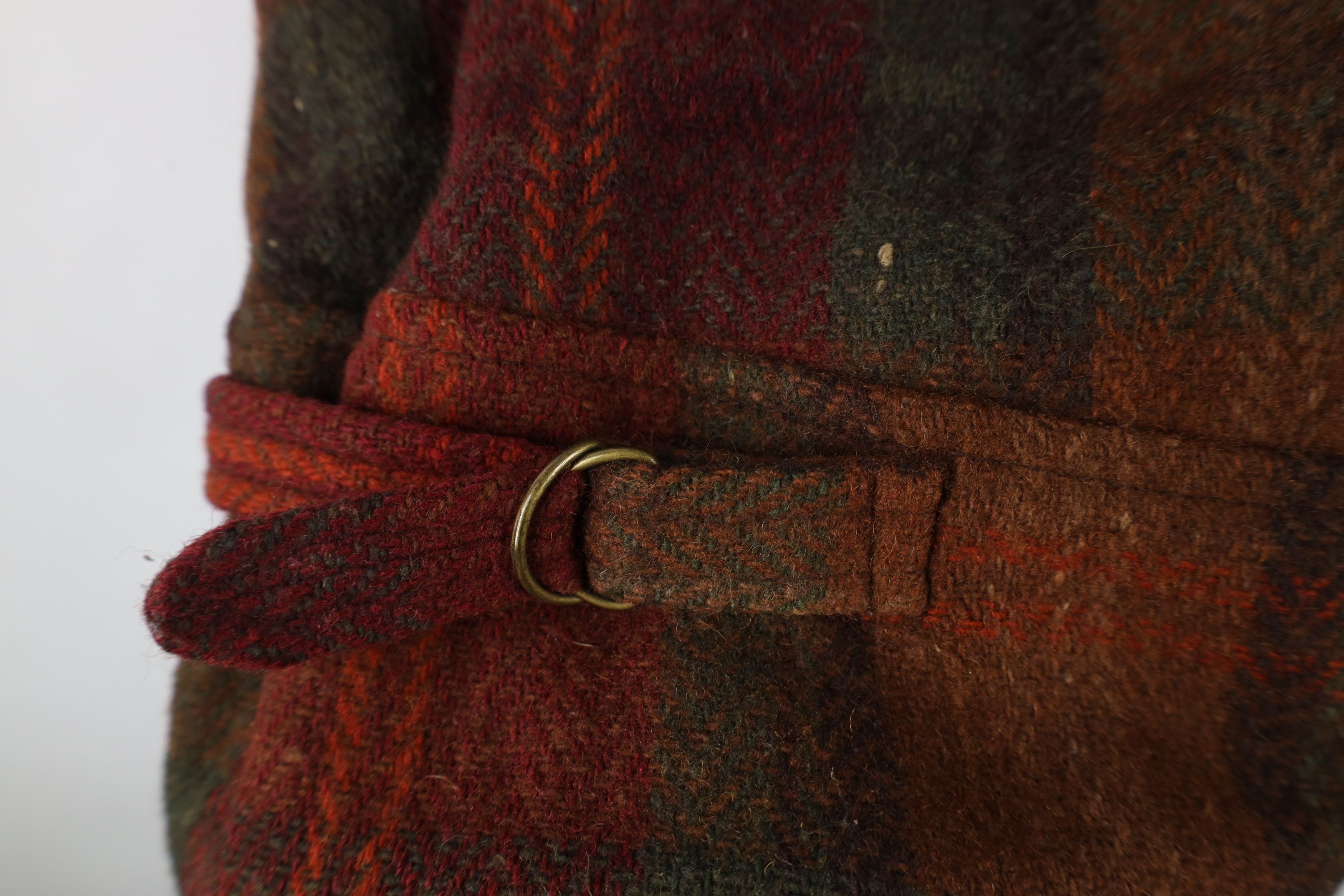 Vintage Vintage 90s Streetwear Back Wool Tweed Bomber Jacket Plaid Size 3XL / US 20-22 - 10 Thumbnail