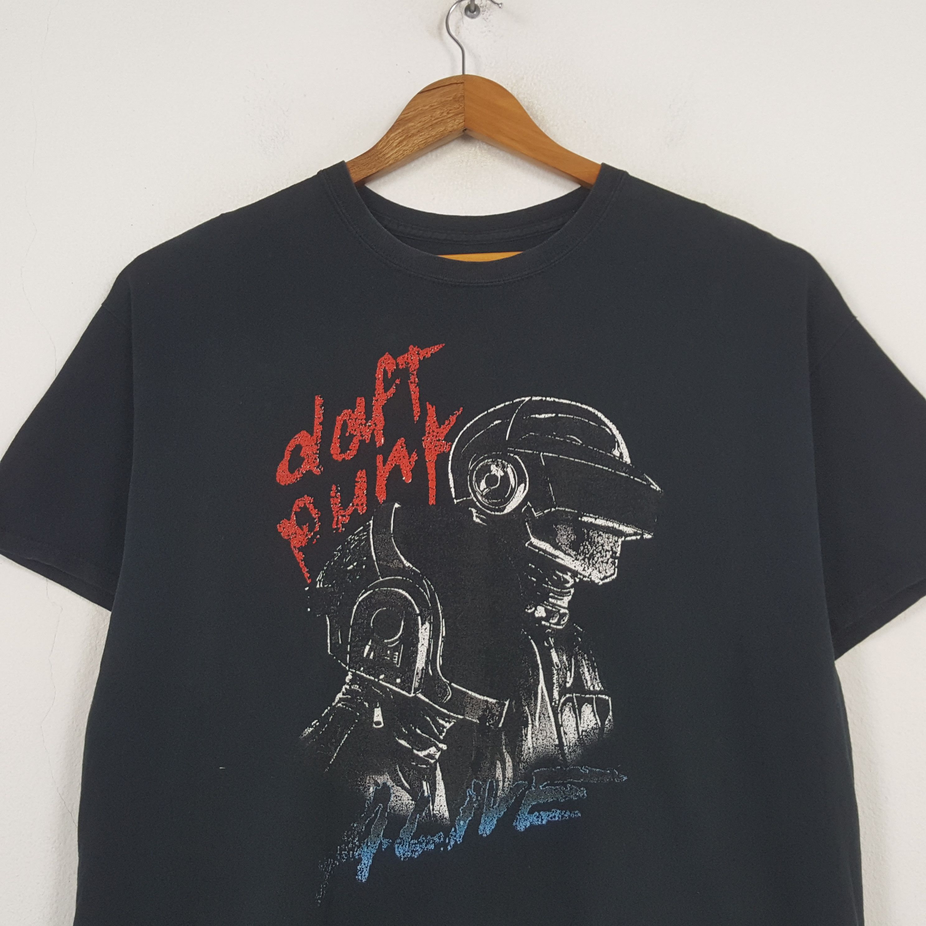 Other Vintage DAFT PUNK Electronic Duo ALIVE Album T-shirt 32 Size US XL / EU 56 / 4 - 2 Thumbnail