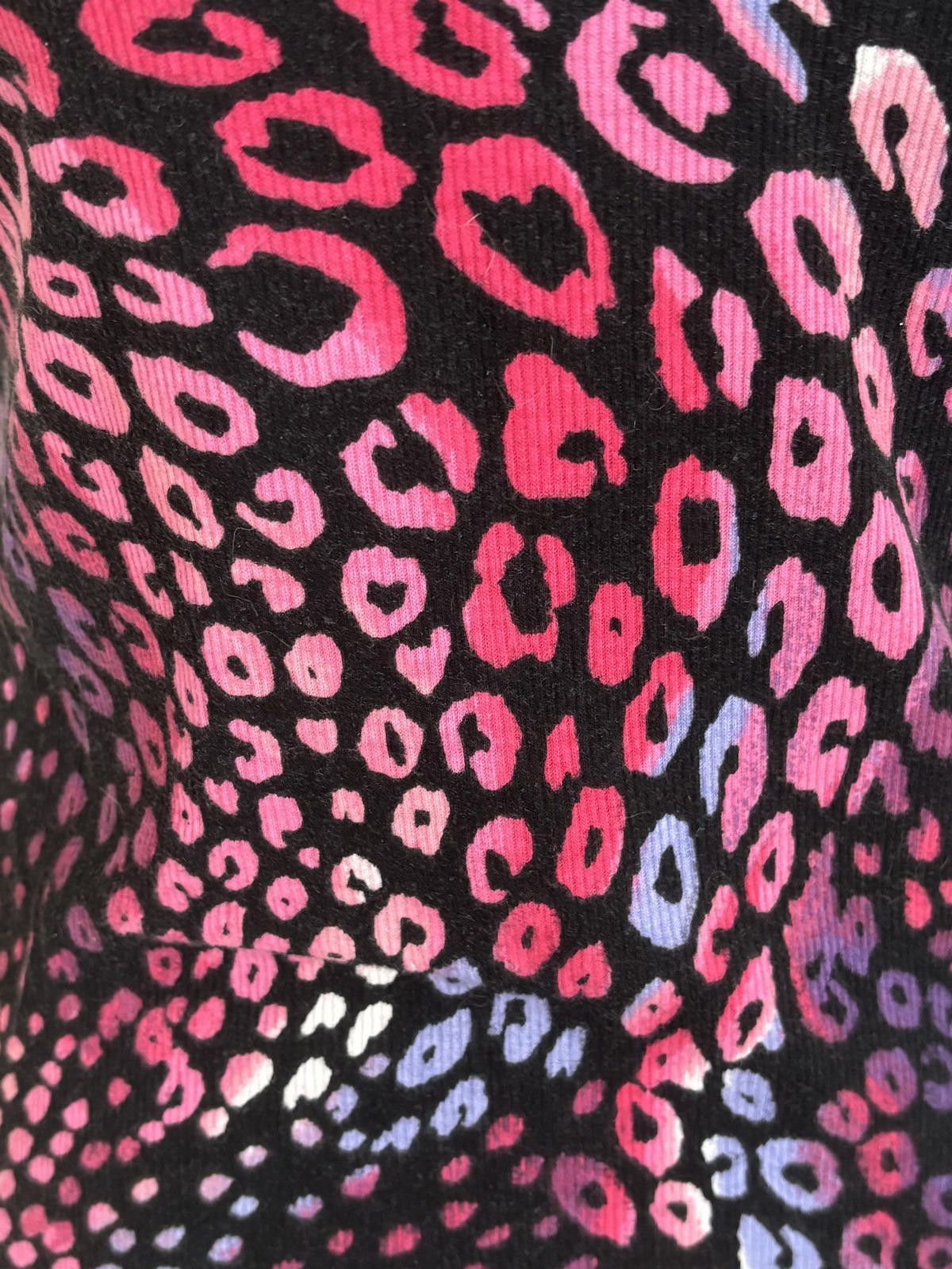 Other 90s Grunge Retro Women's Spaghetti Strap Leopard Print Top Size L / US 10 / IT 46 - 3 Thumbnail