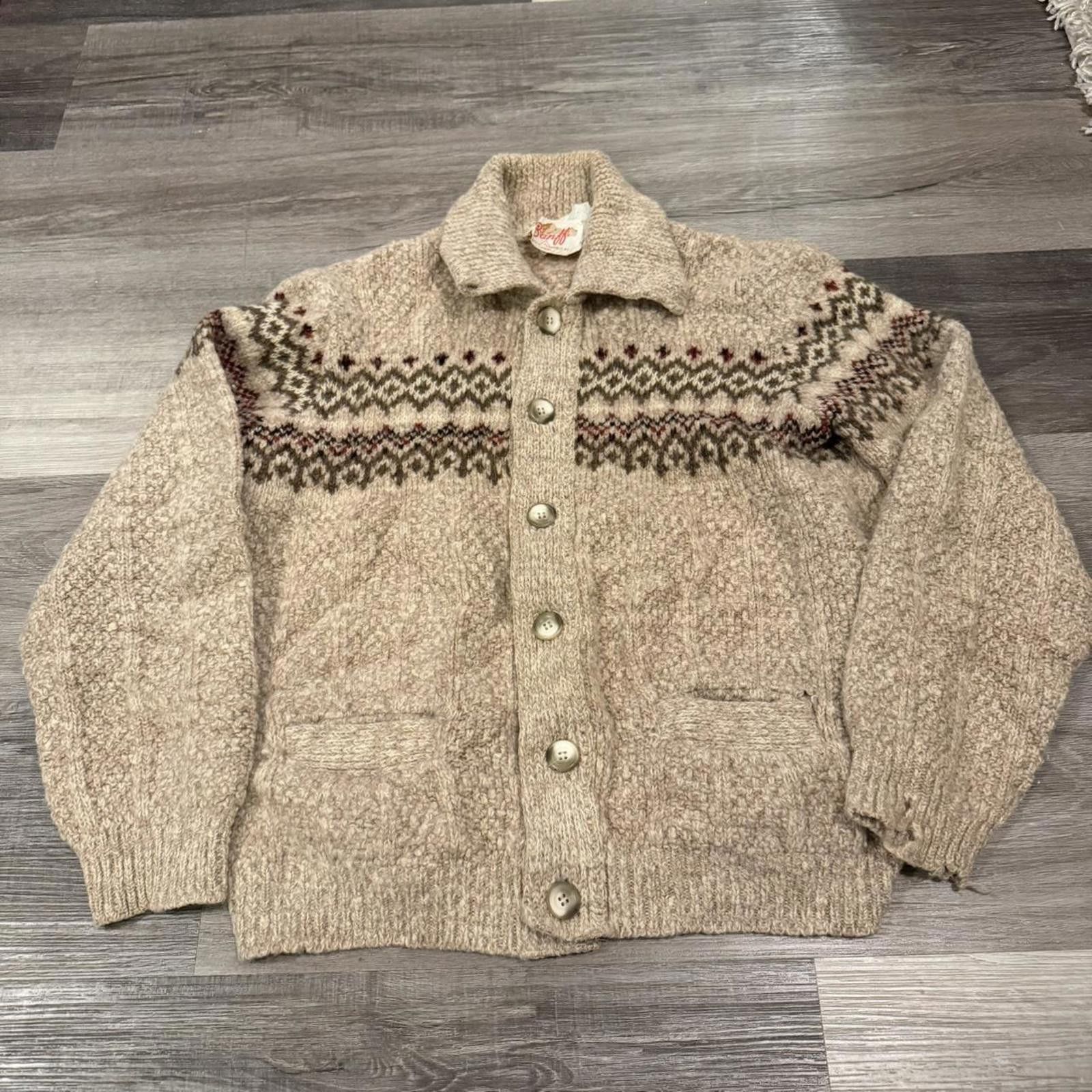 Other vintage Banff button up cardigan sweater 70s/80s S/M Size S / US 4 / IT 40 - 3 Thumbnail