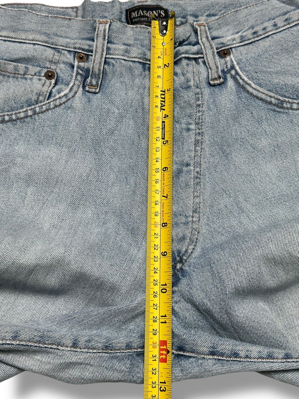 Mason's Vintage MASON’S “Silverstone” Straight Jean With Faded Wash Size US 29 - 15 Thumbnail