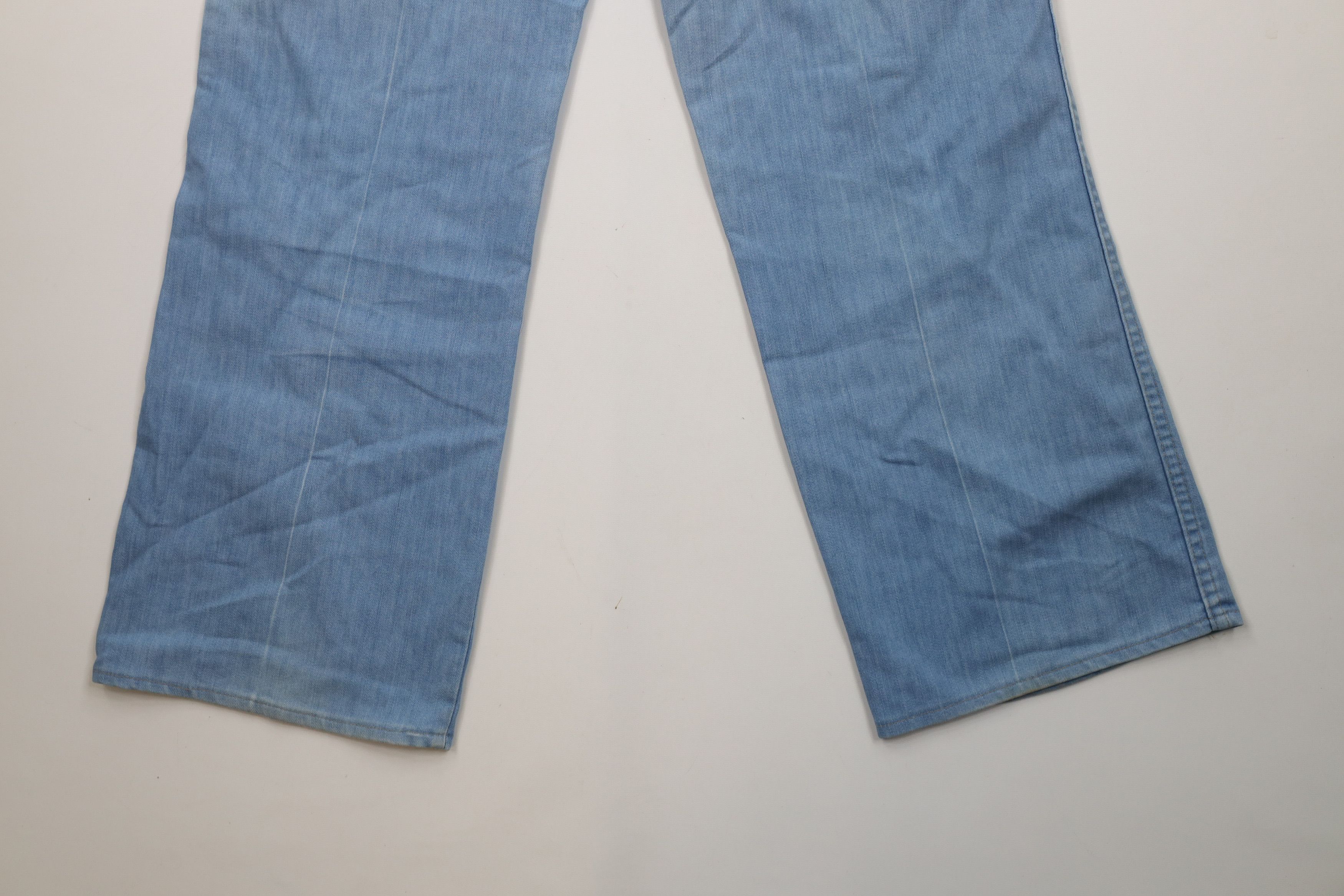 Vintage Vintage 70s Streetwear Wide Leg Bell Bottom Denim Jeans USA Size US 32 / EU 48 - 14 Thumbnail