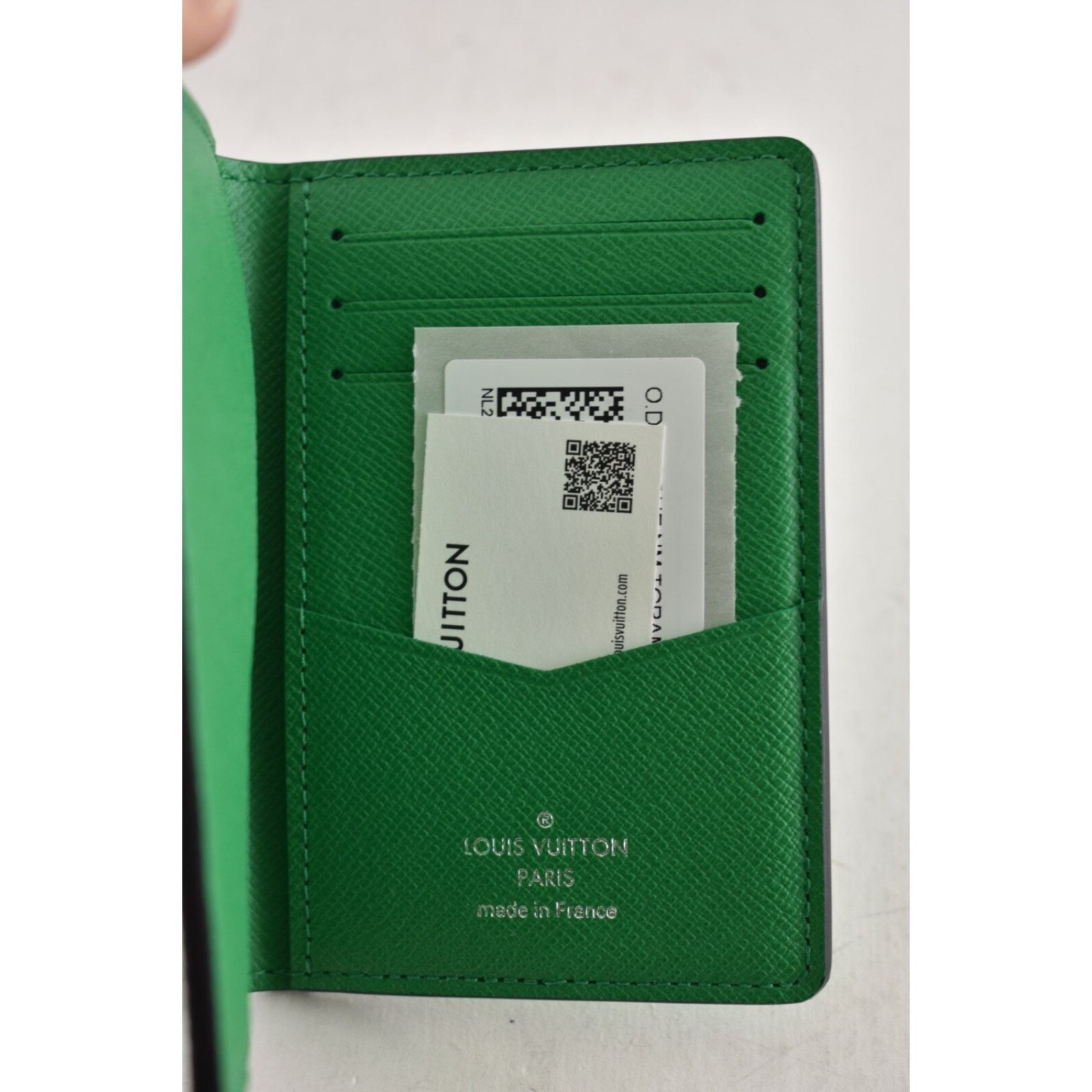Louis Vuitton Louis Vuitton Green Monogram Logo Pocket Organizer Wallet Size ONE SIZE - 10 Thumbnail