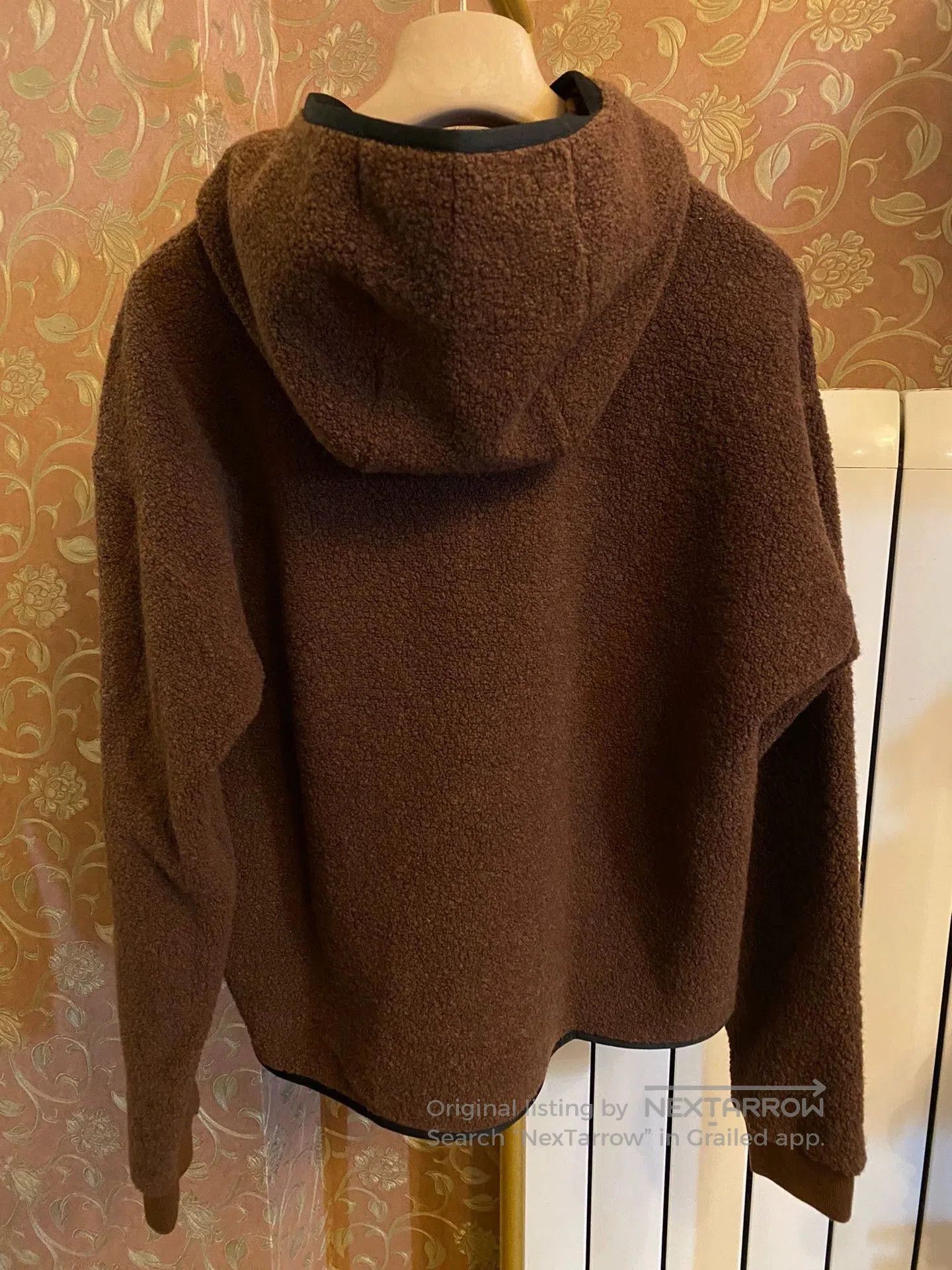 Ermenegildo Zegna Brown Fleece Hoodie with Kangaroo Pocket. Size US M / EU 48-50 / 2 - 4 Thumbnail