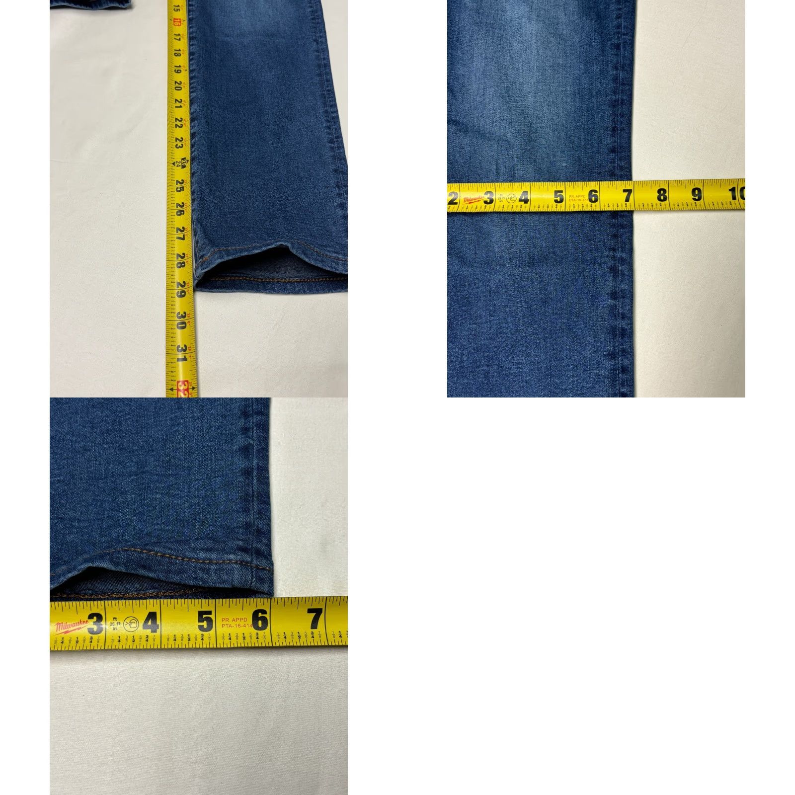 Vintage KUT From The Kloth Jeans Skinny Womens 26x29 Blue Medium Wash Stretch Denim Zip Button Pockets Distressed Size 26" / US 2 / IT 38 - 9 Thumbnail