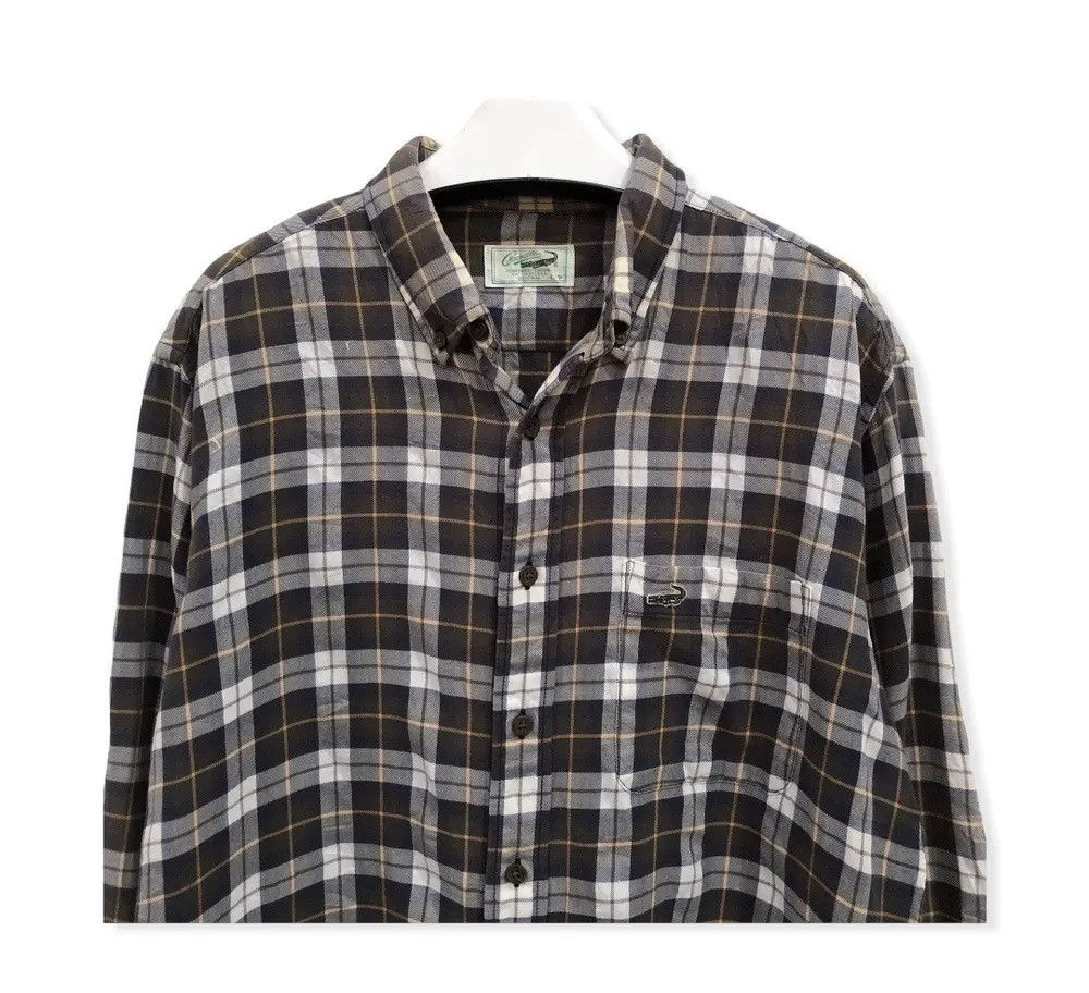 Vintage Vintage Crocodile Plaid Tartan Flannel Shirt 👕 Size US L / EU 52-54 / 3 - 2 Thumbnail