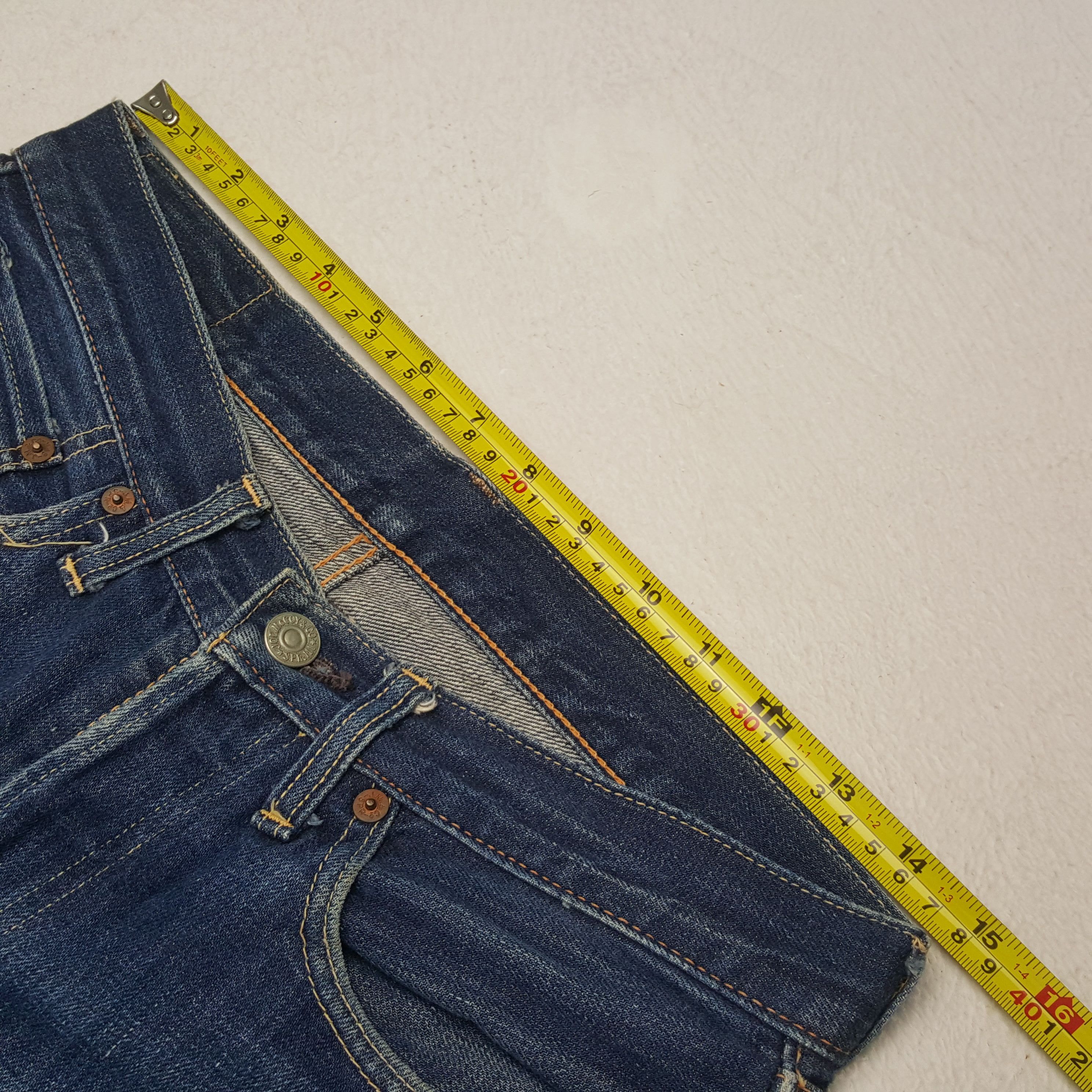 Vintage Vintage Joe Mc Coy Japanese Brand Distressed Denim Jeans RR1 Size US 29 - 7 Thumbnail