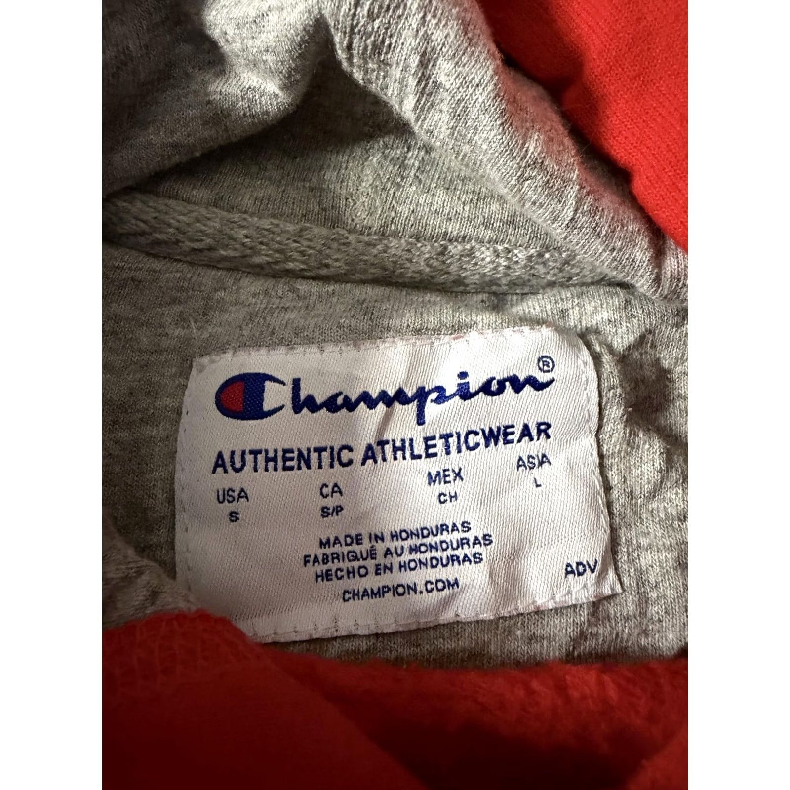 Champion Champion Shirt Mens S Red Hoodie Lightweight Pullover Kangaroo Logo Sweatshirt Size US S / EU 44-46 / 1 - 4 Thumbnail
