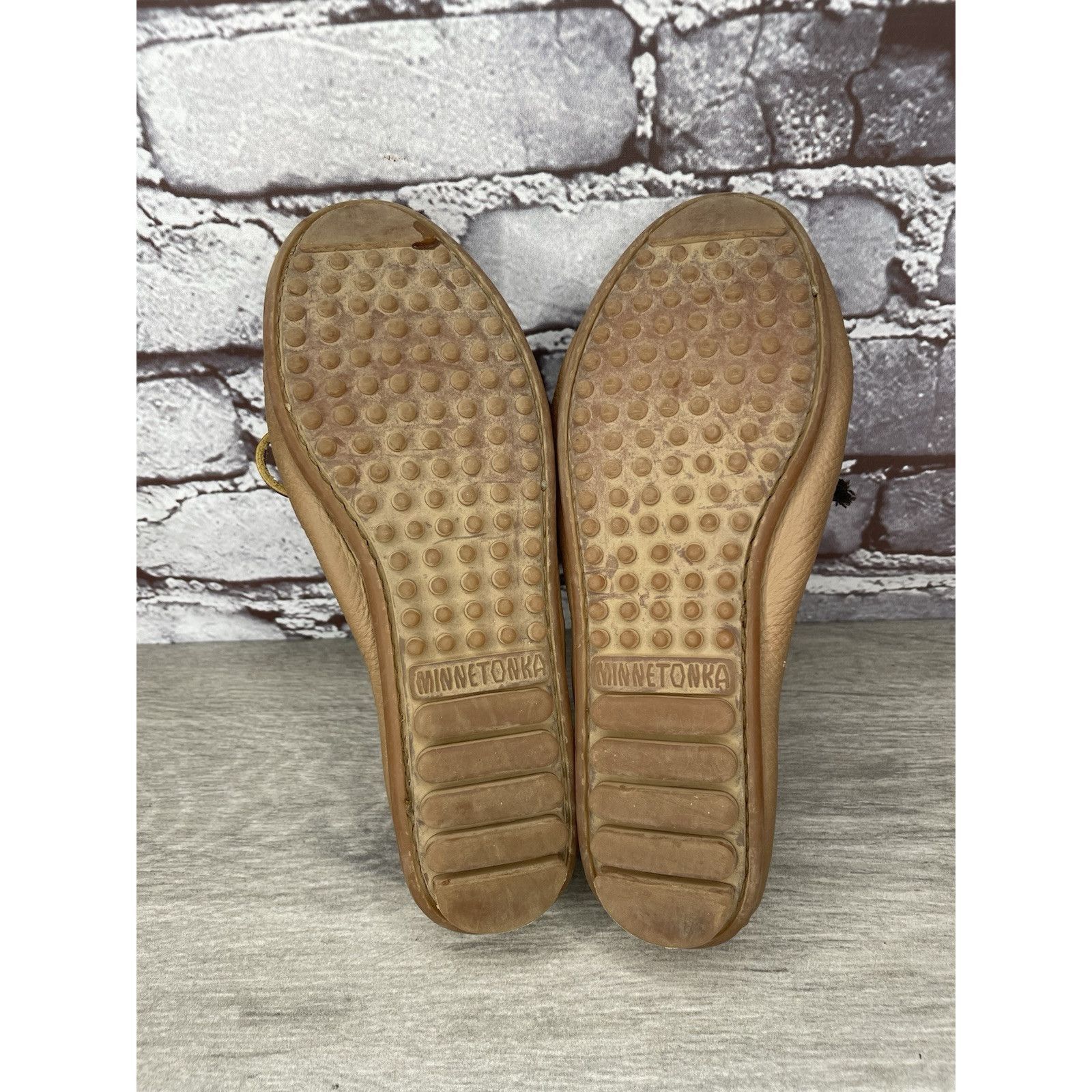 Minnetonka Minnetonka Moccasins Brown Leather Driving Moccasin Loafers Size US 6 / IT 36 - 20 Thumbnail