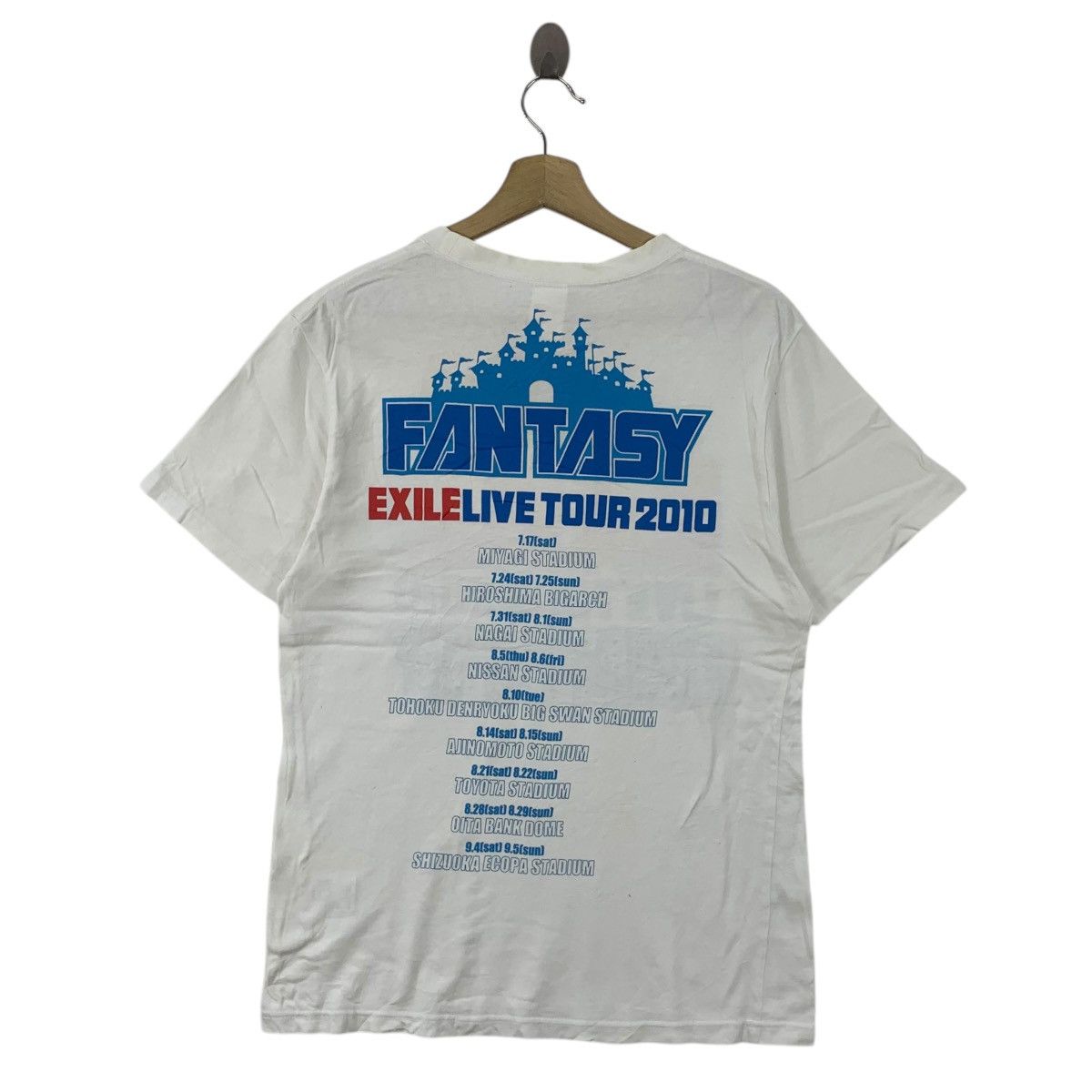 Band Tees EXILE FANTASY 2010 LIVE Tour Japan Idol Band Tee Shirt Top Size US M / EU 48-50 / 2 - 4 Thumbnail