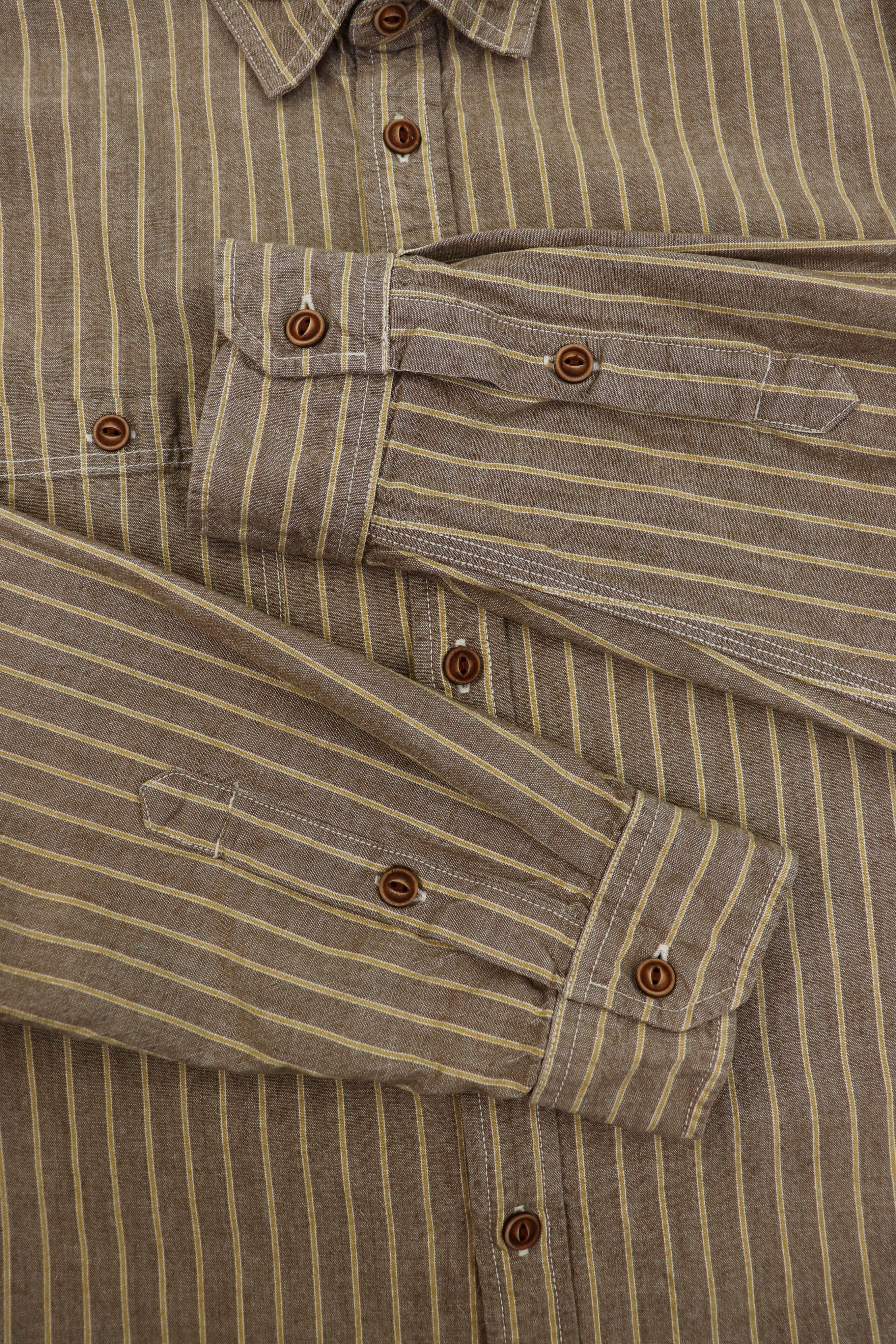 Chevignon Chevignon Conquest Striped Chemise Sanforized Cotton Shirt Size US L / EU 52-54 / 3 - 5 Thumbnail