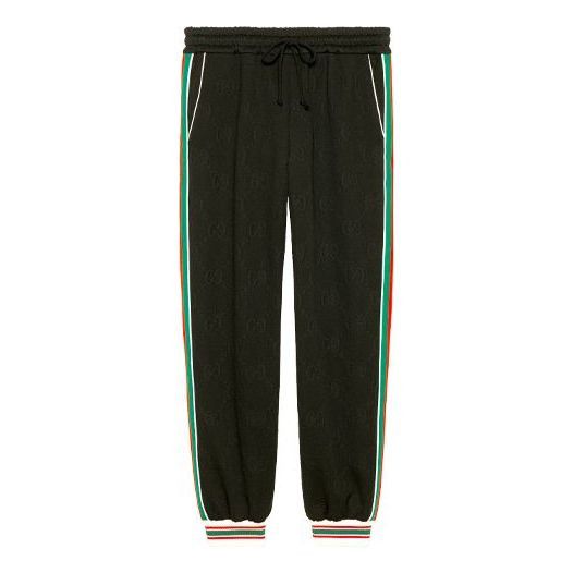 Gucci o1s1wg110925 GG Jacquard Jersey Jogging Pant in Black Size US 30 / EU 46 - 1 Thumbnail