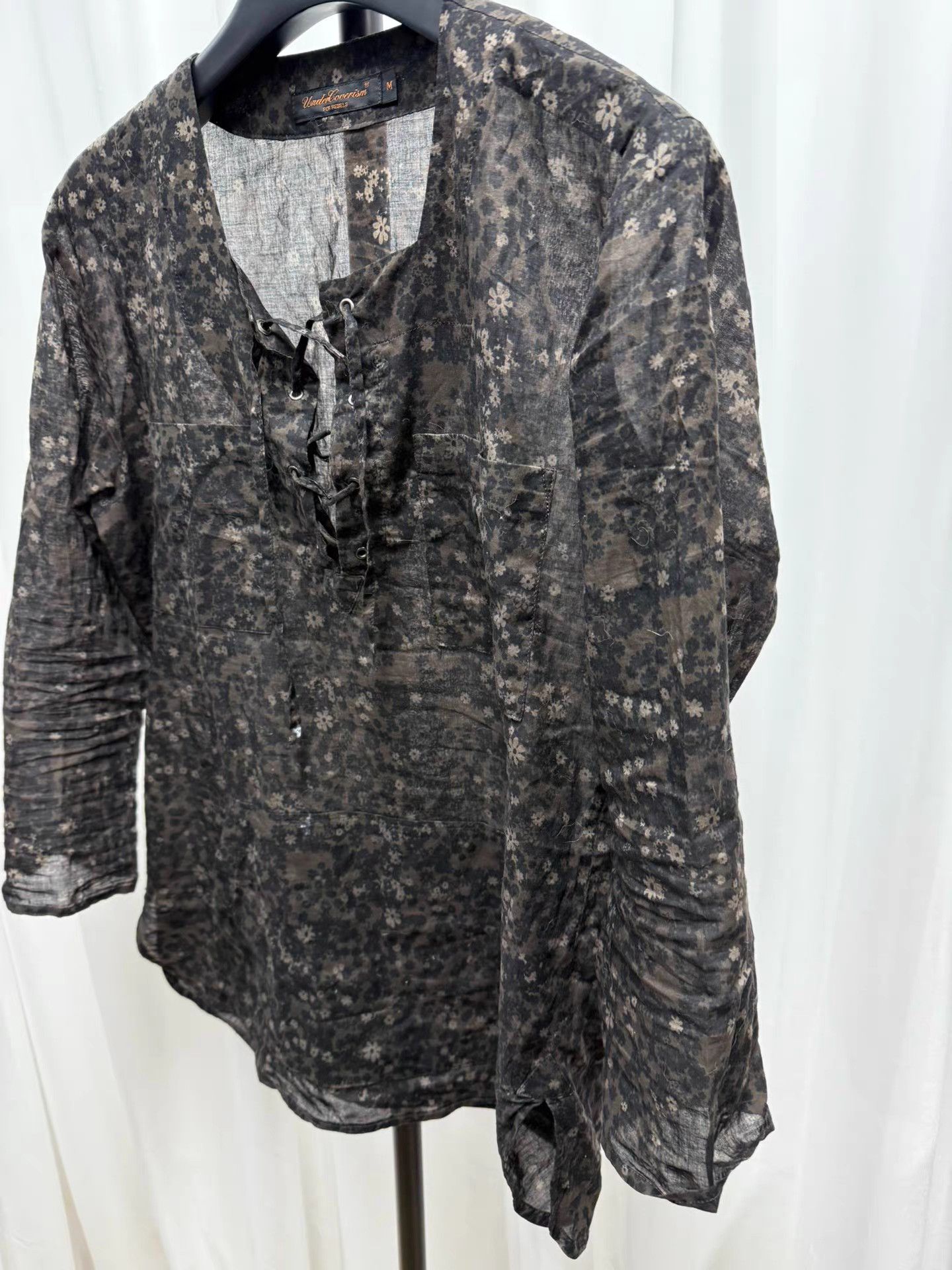 Undercover UNDERCOVER SCAB Panel Sleeve Linen Shirt K20 Size US M / EU 48-50 / 2 - 2 Thumbnail