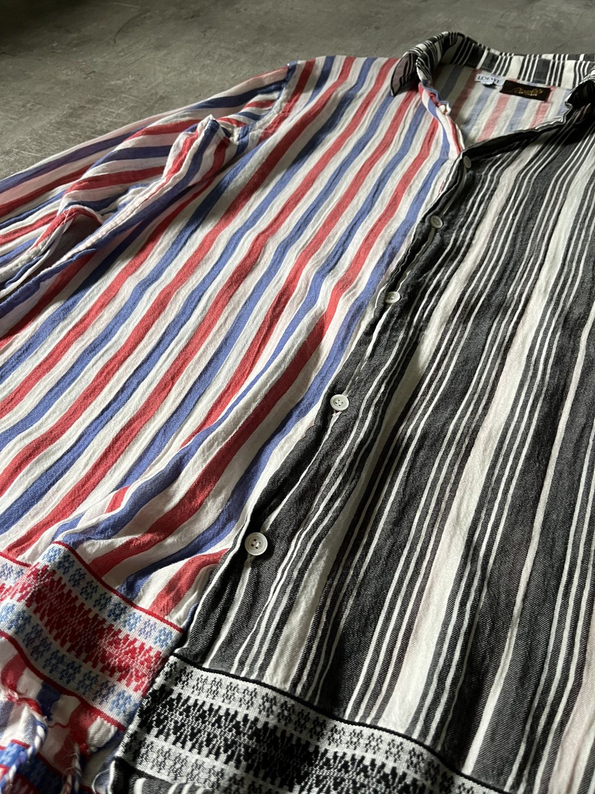 Loewe Loewe Paula’s striped shirt button up red blue white Size M / US 6-8 / IT 42-44 - 7 Thumbnail