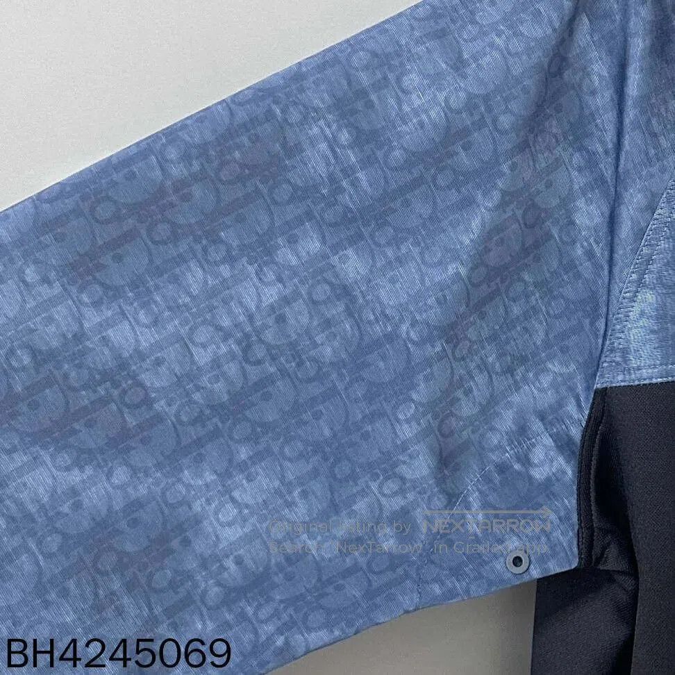 Dior black and blue logo printed jacket Dior. Size US XS / EU 42 / 0 - 4 Thumbnail