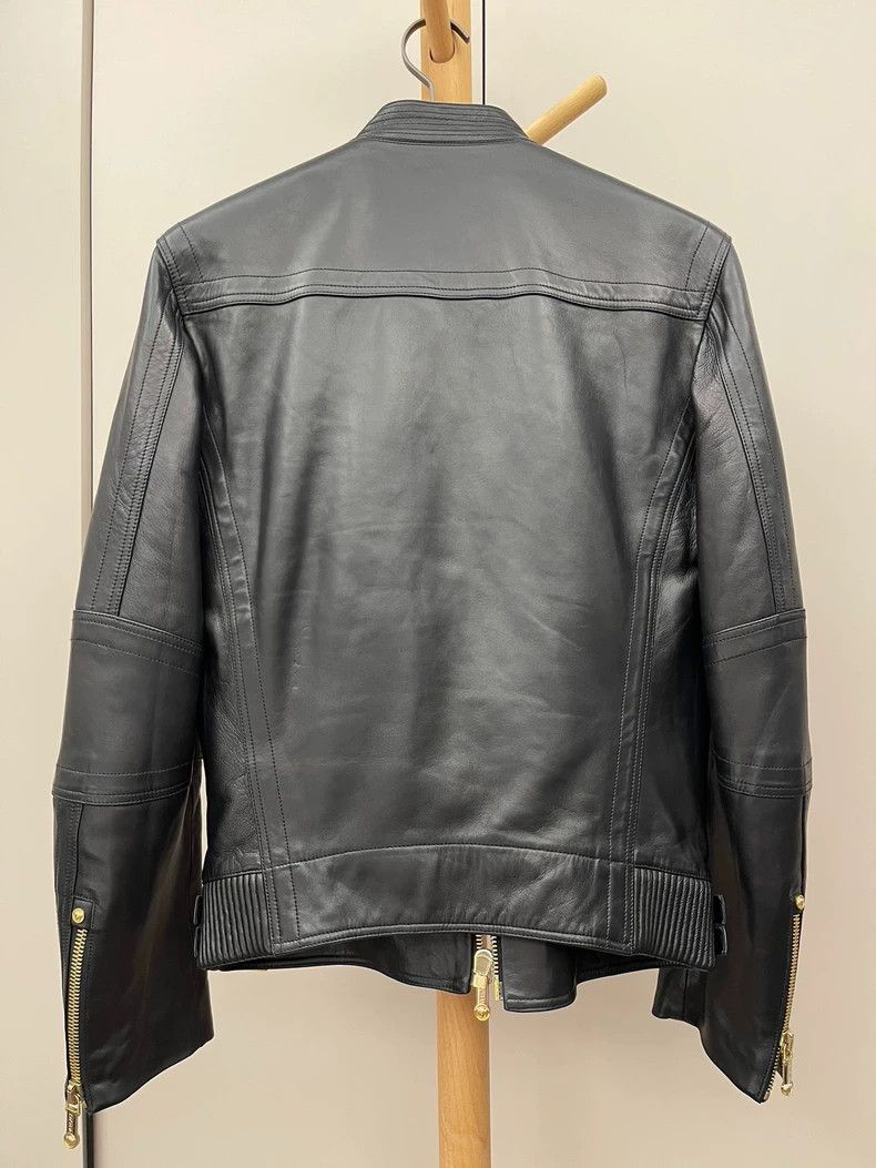 Versace Versace Motorcycle leather coat Size US S / EU 44-46 / 1 - 2 Thumbnail