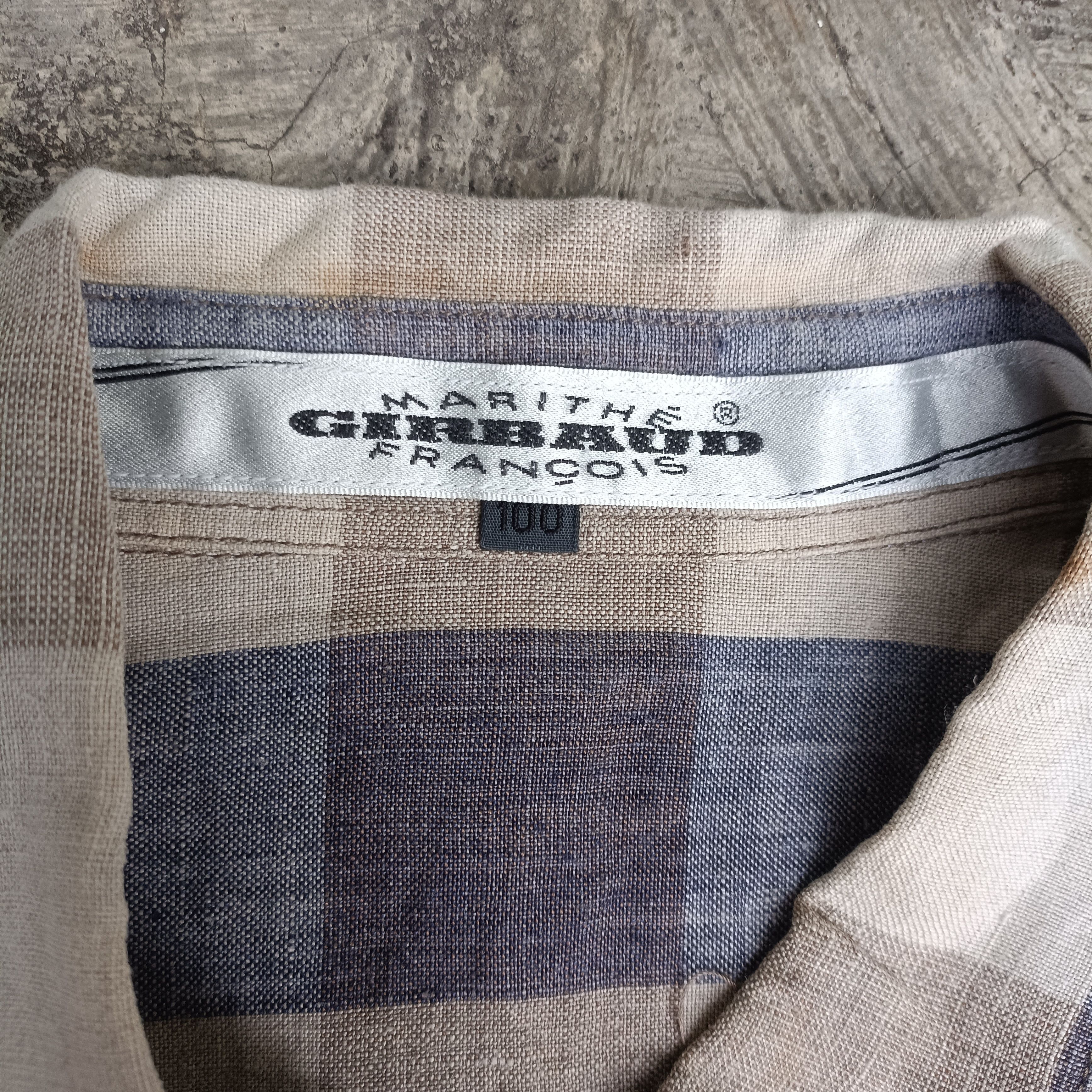 Marithe + Francois Girbaud Vintage MFG Plaid Tartan linen shirt Size US L / EU 52-54 / 3 - 4 Thumbnail