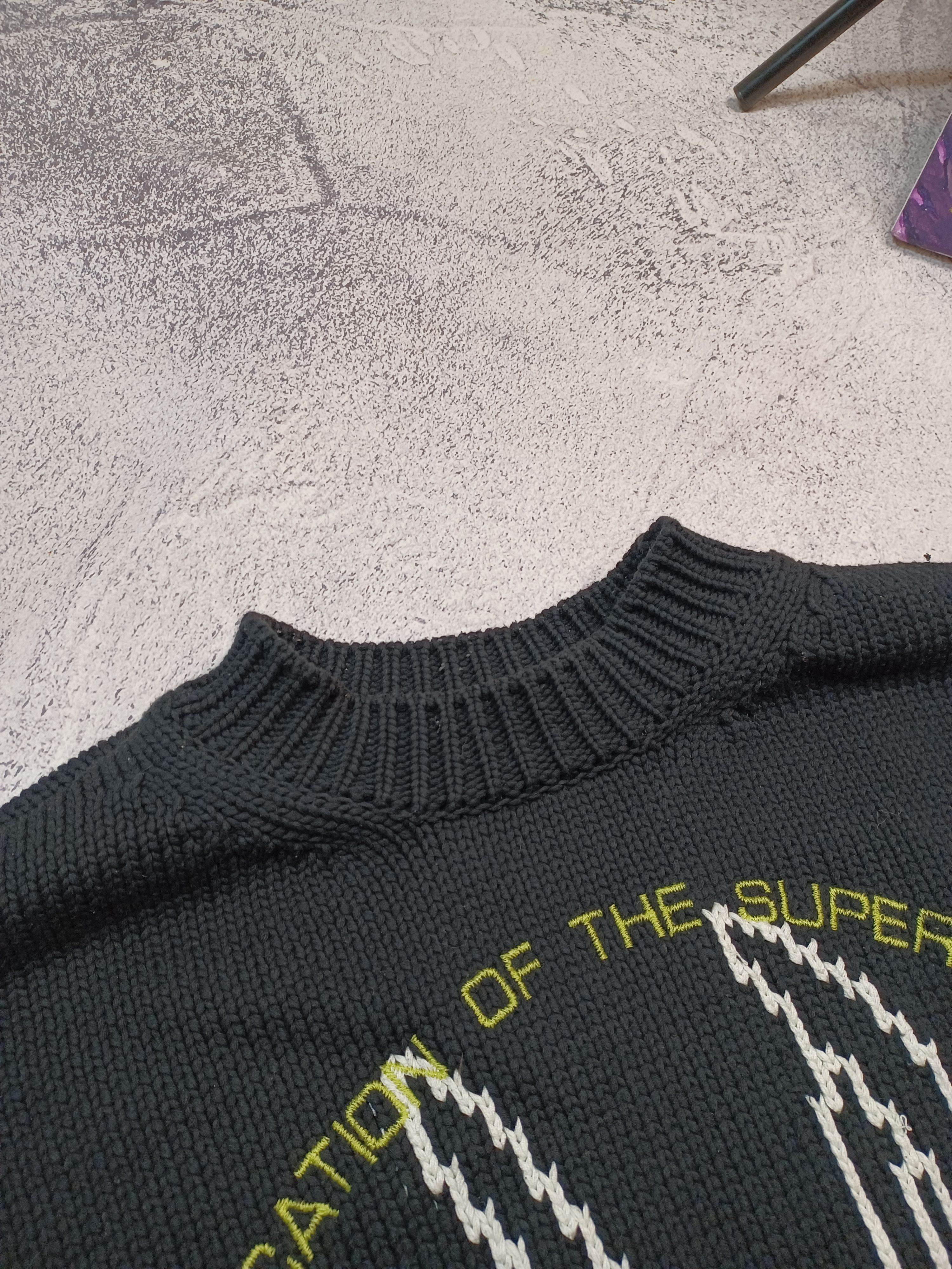 Off-White Off-White Black and Green Harry The Rabbit Sweater Size US S / EU 44-46 / 1 - 4 Thumbnail