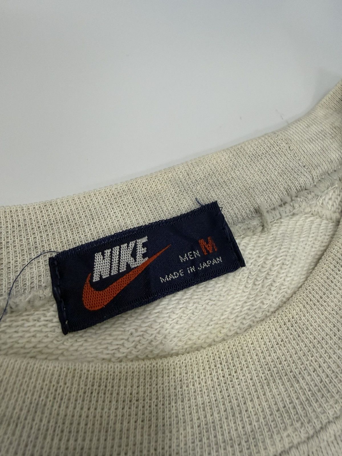 Nike 🔥 Japan 90s Nike Distressed Streetwear Sweat Embroided Logo Size US L / EU 52-54 / 3 - 10 Thumbnail
