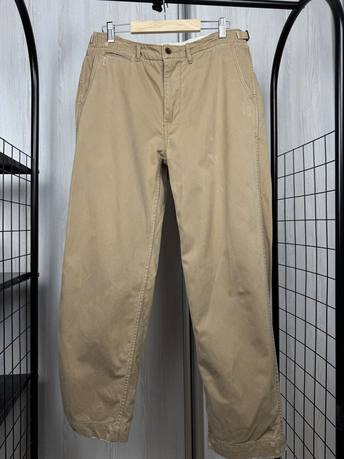 Polo Ralph Lauren Polo Ralph Lauren 67-RL-1T202 Distressed Military Chinos Size US 33 - 2 Thumbnail