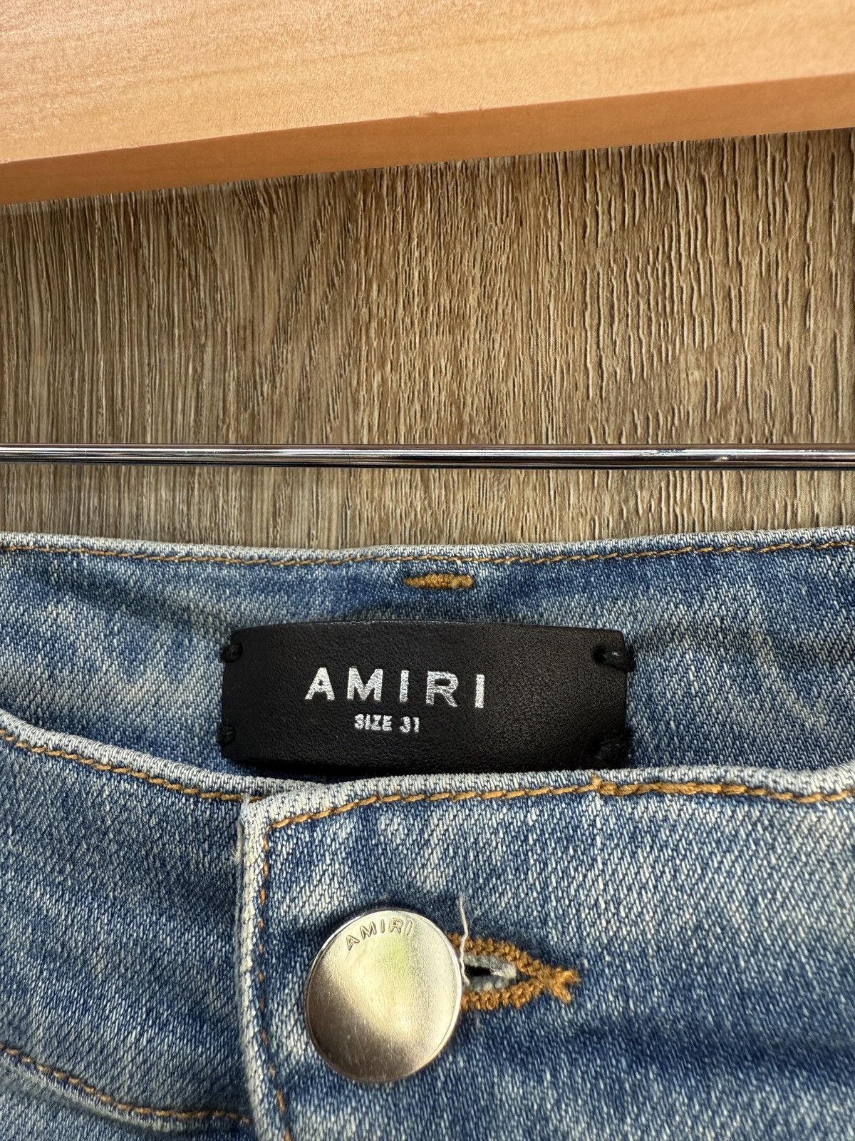 Amiri Amiri Plain Denim Jeans Size US 31 - 4 Thumbnail