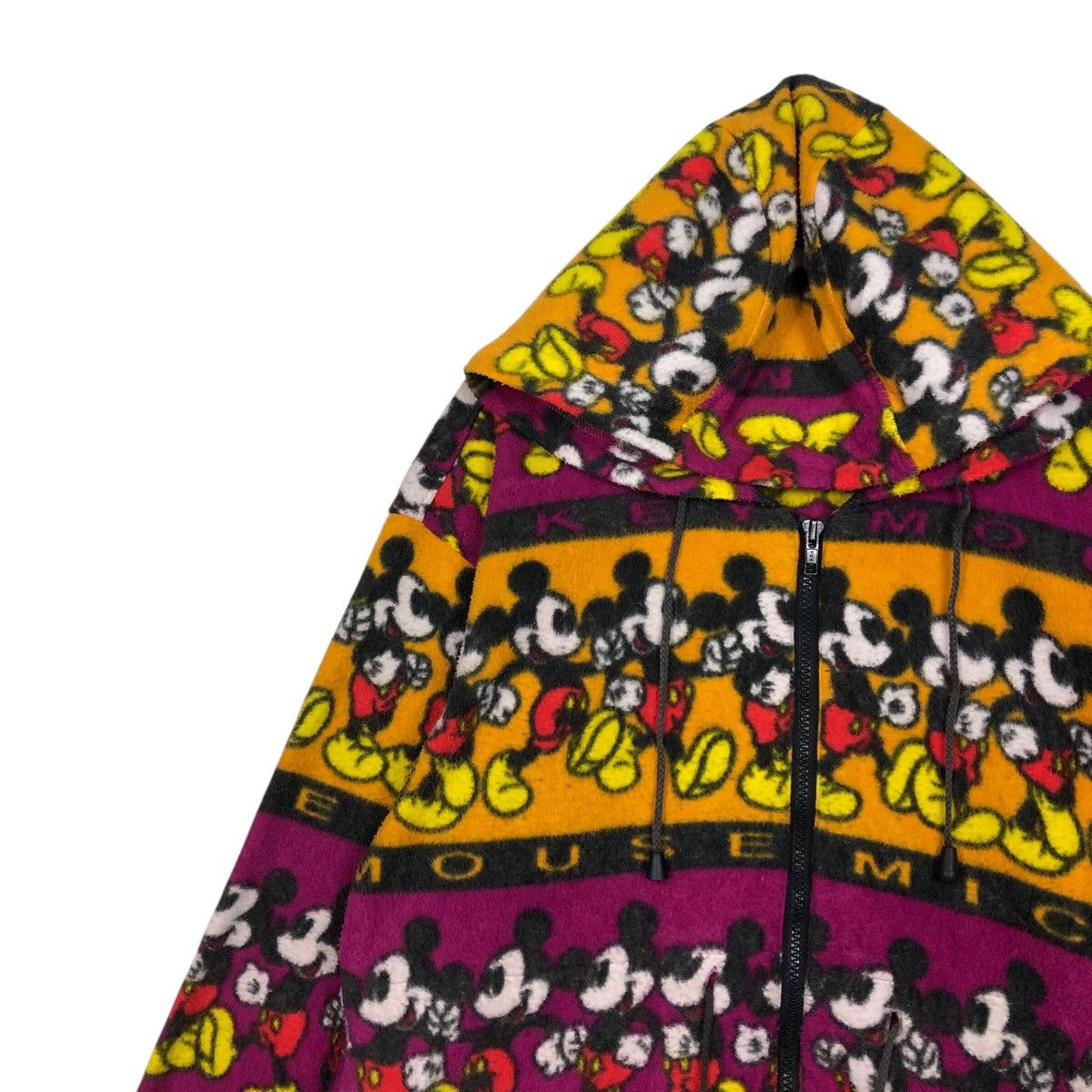 Japanese Brand 📌Vintage Mickey Mouse Zipper Fleece Jackey Navajo Design Size US S / EU 44-46 / 1 - 8 Thumbnail