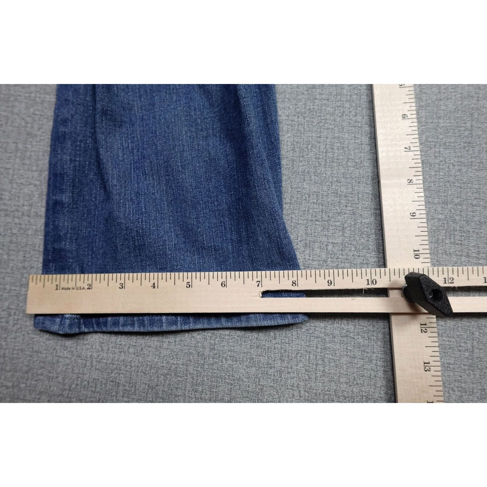 Denime AG Adriano Goldschmied Graduate Jeans Mens 36x32 Blue Denim Straight Stretch Jeans Size US 36 / EU 52 - 6 Thumbnail