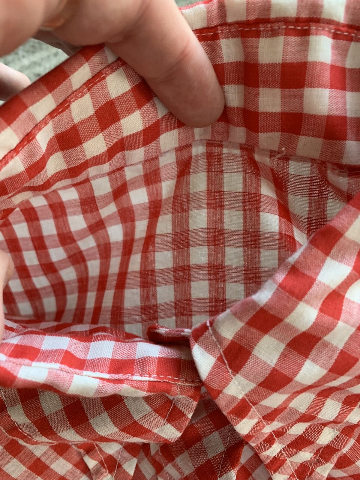 Other × Vintage True Vintage Picnic Checker Plaid Chore 1970s Hippie Boho Size XS / US 0-2 / IT 36-38 - 3 Thumbnail