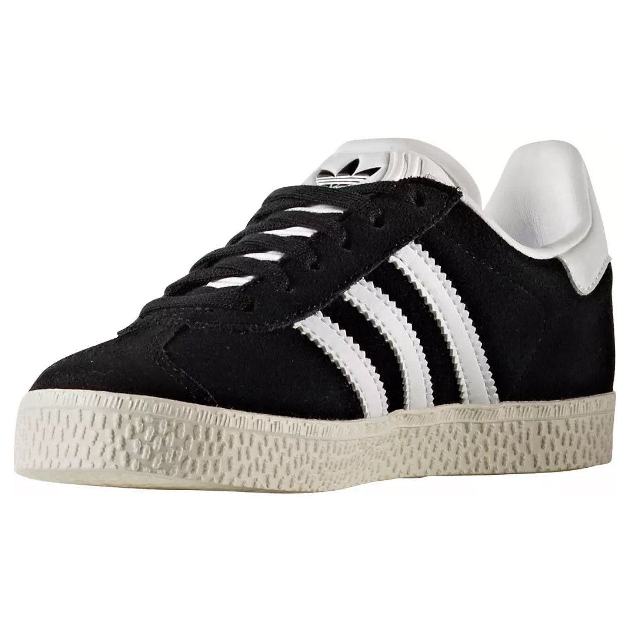 Adidas ADIDAS Original Kids' 7 CORE BLACK Gazelle Suede Blk BB2502 Size US 7 / IT 37 - 4 Thumbnail