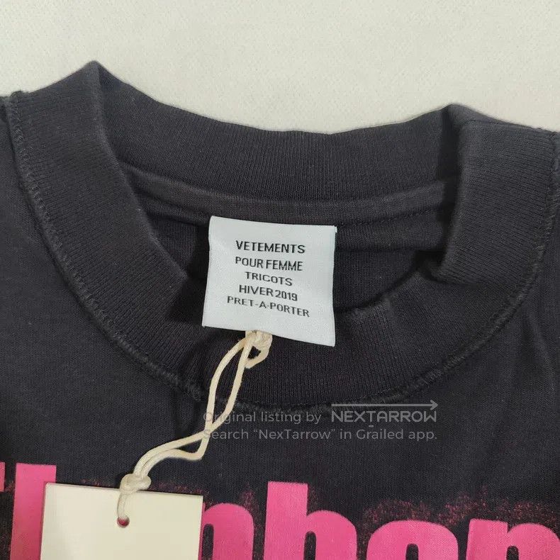 Vetements Vetements Rainbow Watermark Letter T-shirt Size US XS / EU 42 / 0 - 4 Thumbnail