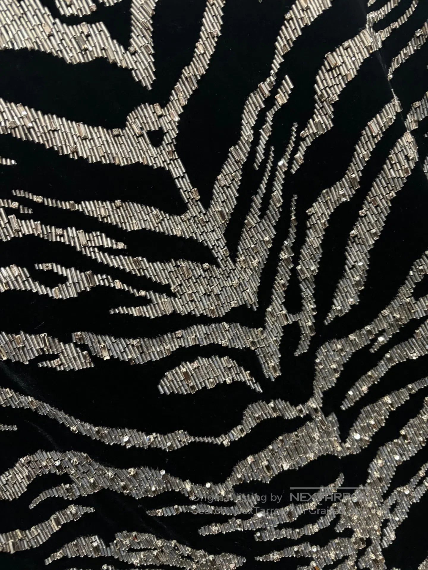 Saint Laurent Paris Saint Laurent 2018FW Tiger Silver Gown. Size US S / EU 44-46 / 1 - 6 Thumbnail